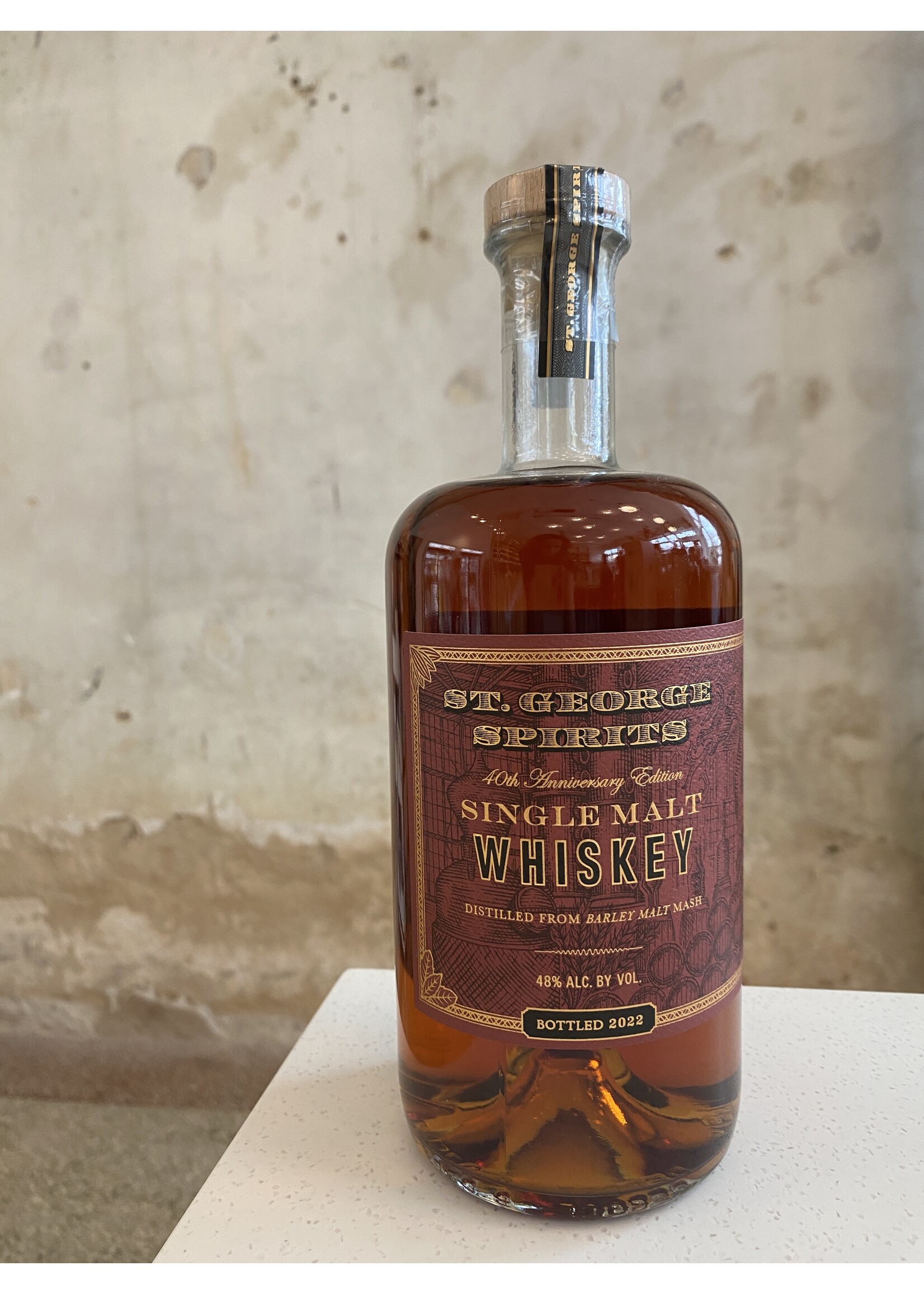 St. George St. George 40th Anniversary Single Malt Whiskey