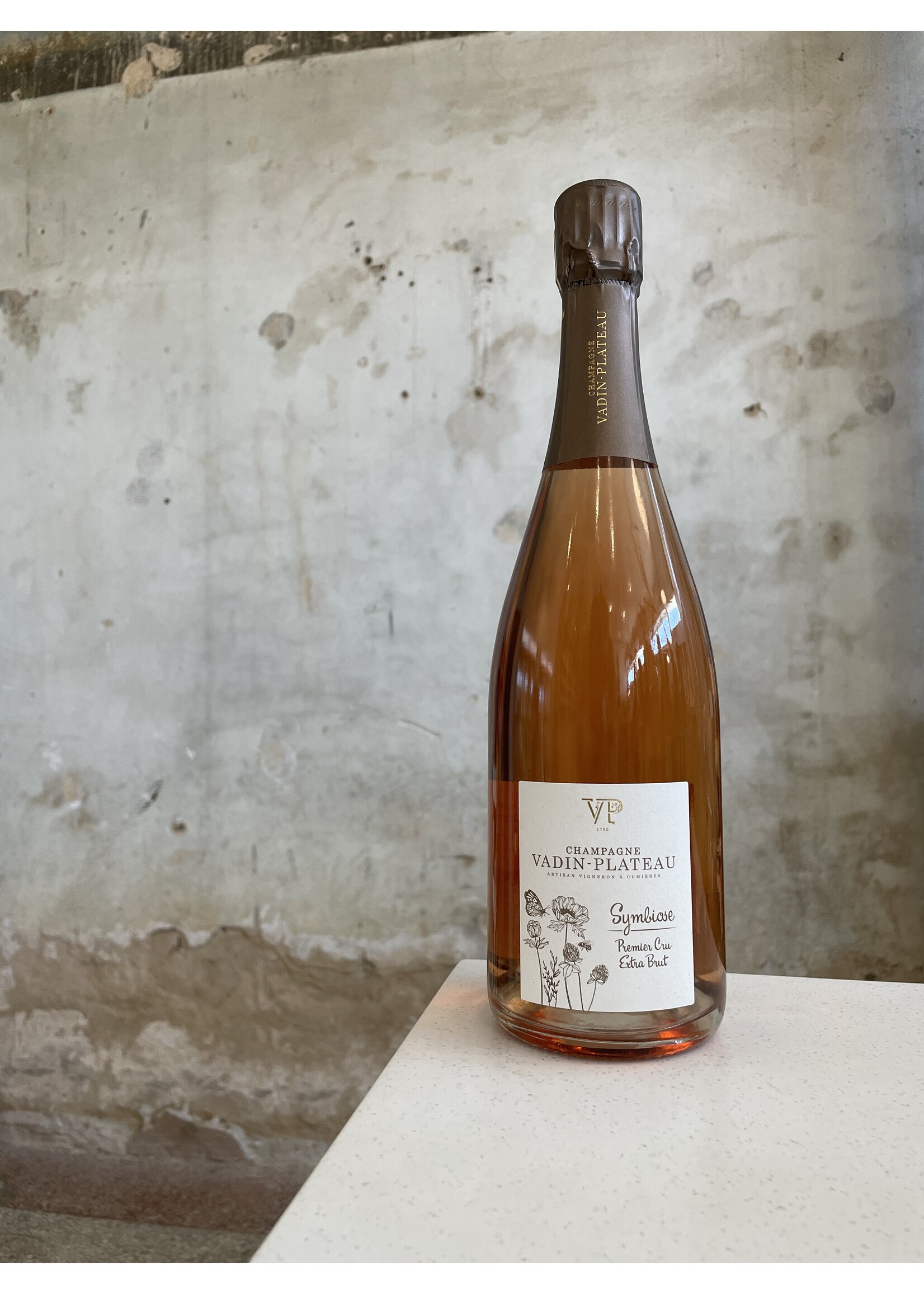 NV Champagne Vadin-Plateau 'Symbiose' Rosé 1er Cru Extra Brut