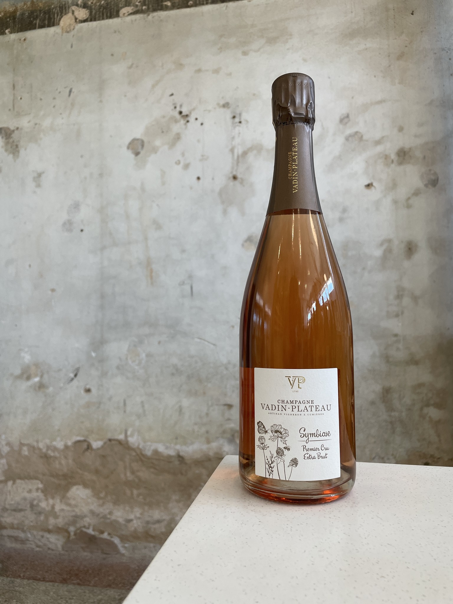 Champagne Vadin-Plateau 1er Cru Symbiose Rosé