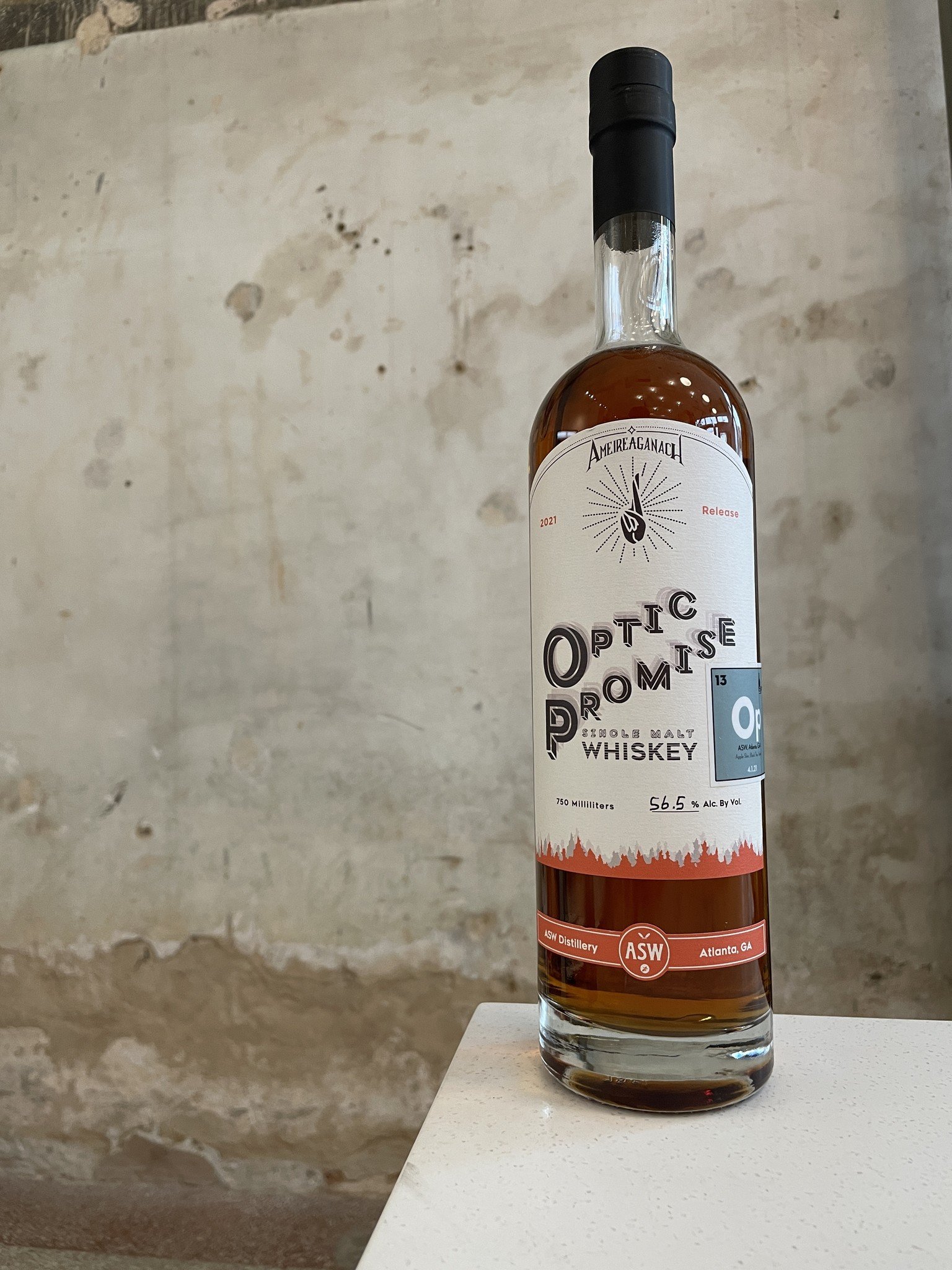 ASW ASW Optic Promise Single Malt Apple Brandy Finish **Elemental Spirits Co. Exclusive**