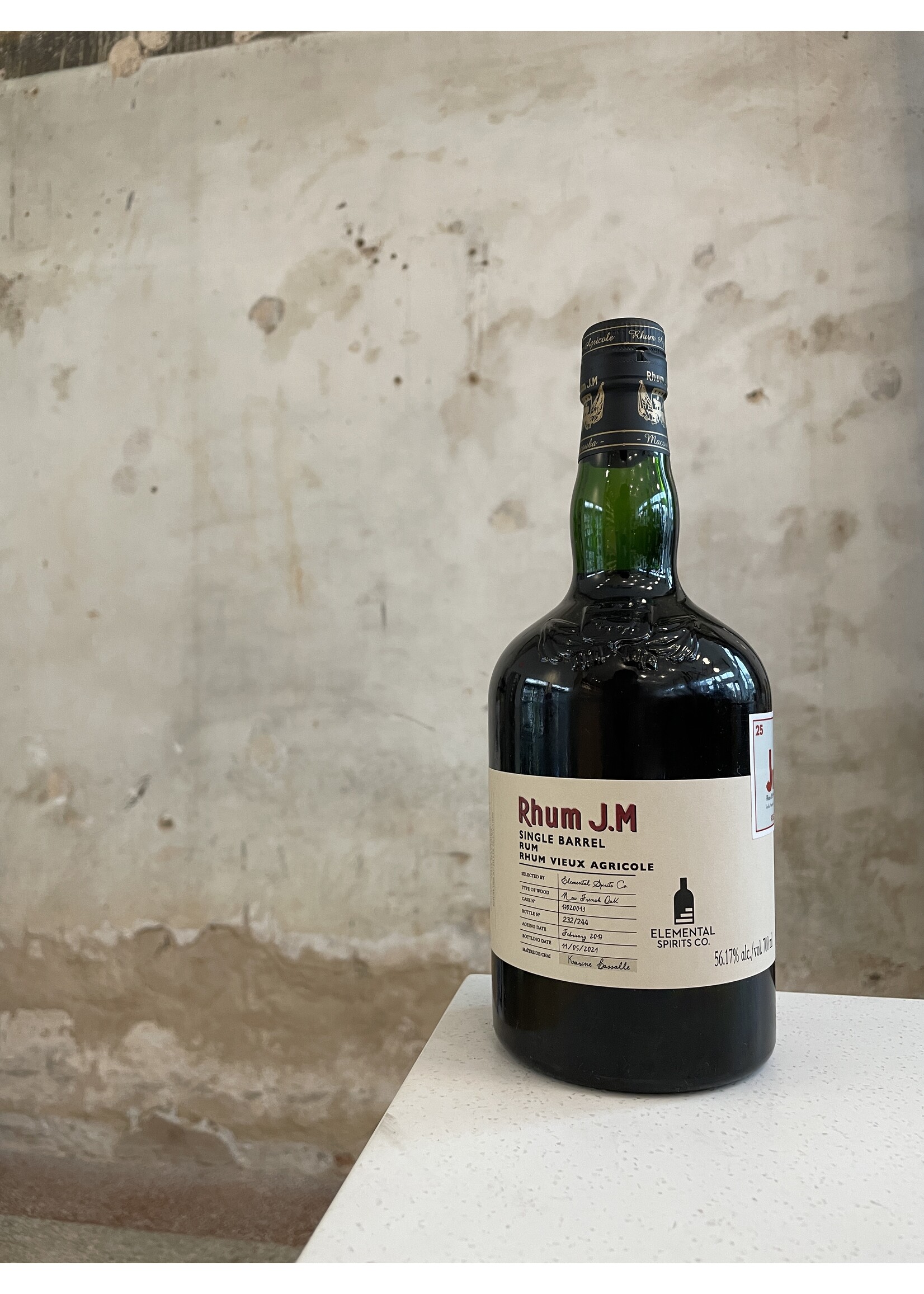 Rhum JM Rhum JM French Oak Single Cask **Elemental Spirits Co. Exclusive**