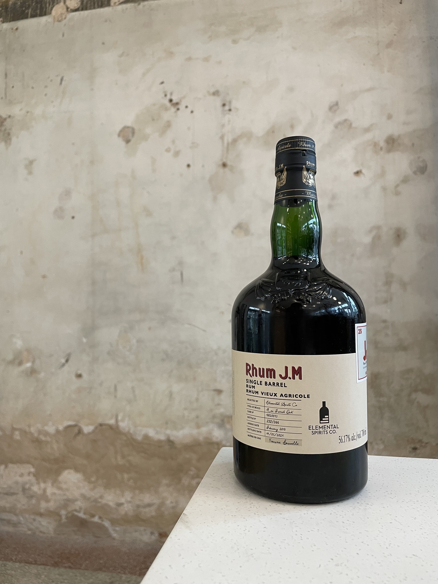 Rhum JM Rhum JM French Oak Single Cask **Elemental Spirits Co. Exclusive**