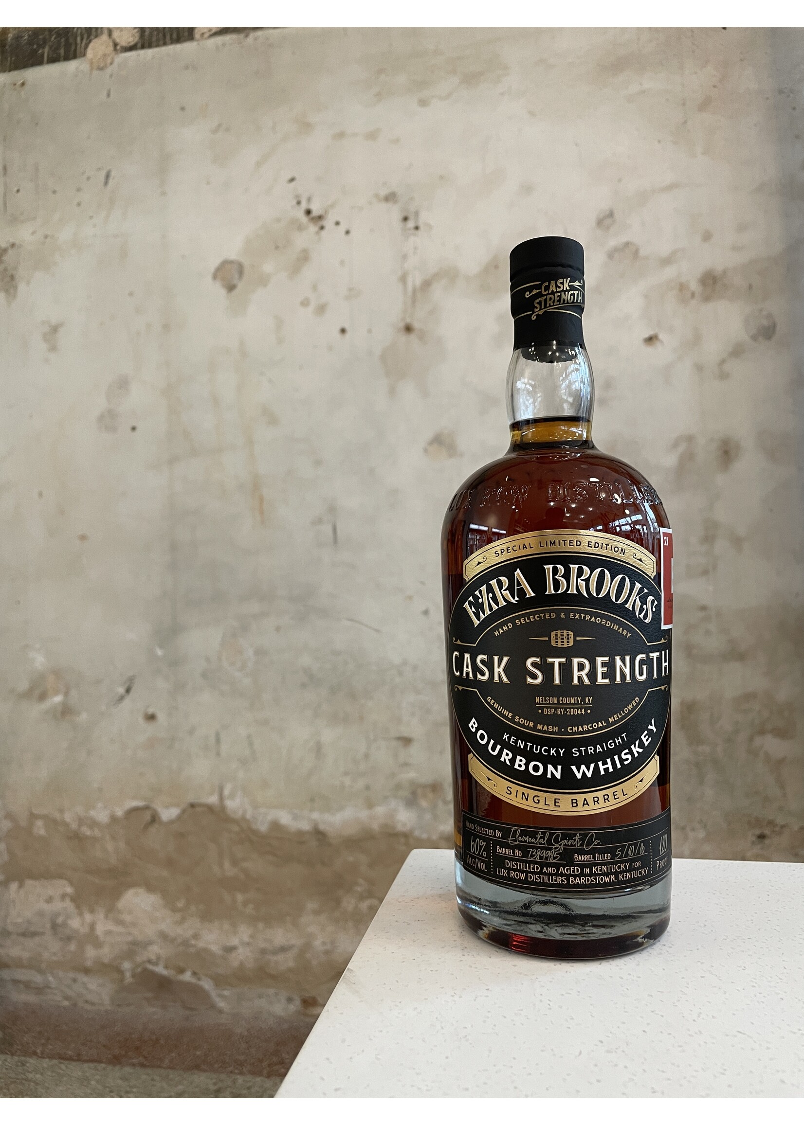 Ezra Brooks Ezra Brooks  Strength Single Barrel Bourbon **Elemental Spirits Co. Exclusive**