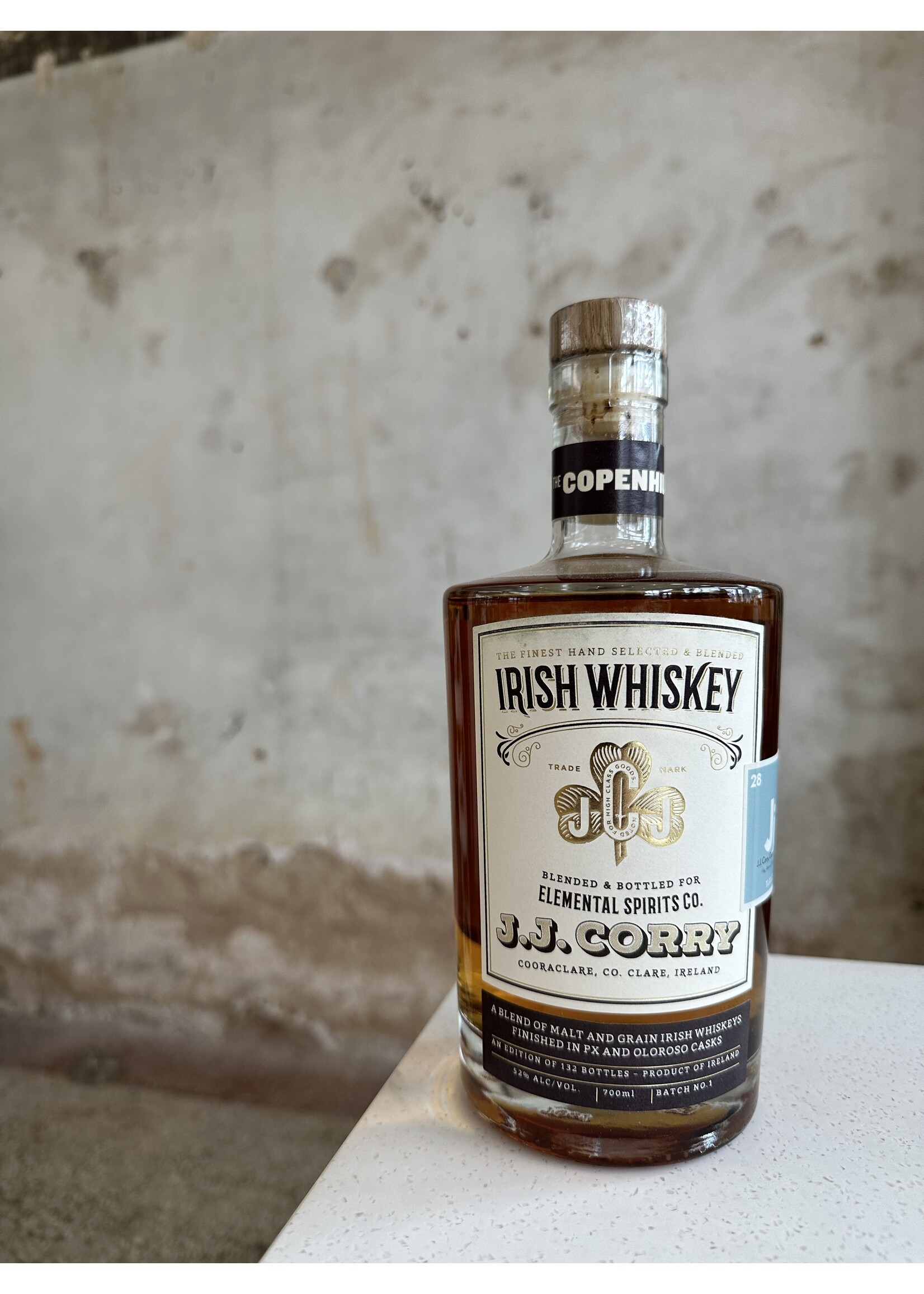 JJ Corry JJ Corry 'The Copenhill' Blended Irish Whiskey **Elemental Spirits. Co Exclusive**
