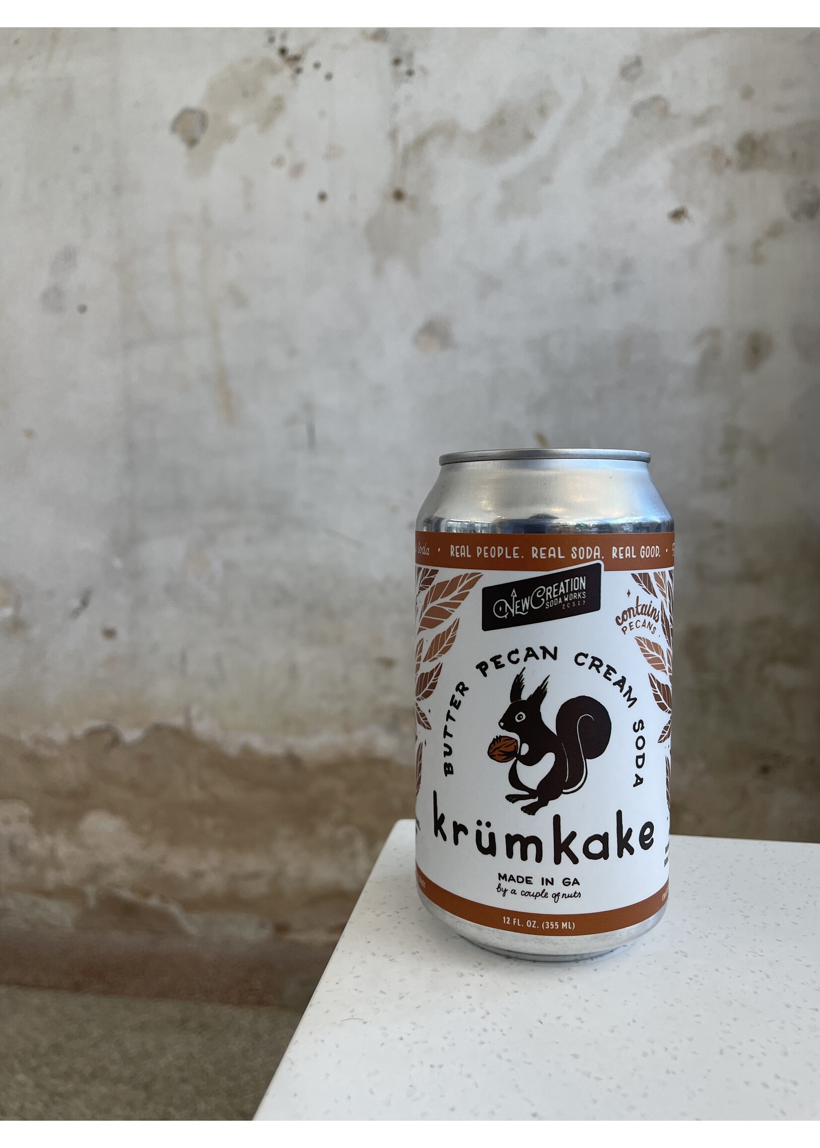 New Creation New Creation Krumkake Butter Pecan Cream Soda 12 oz.