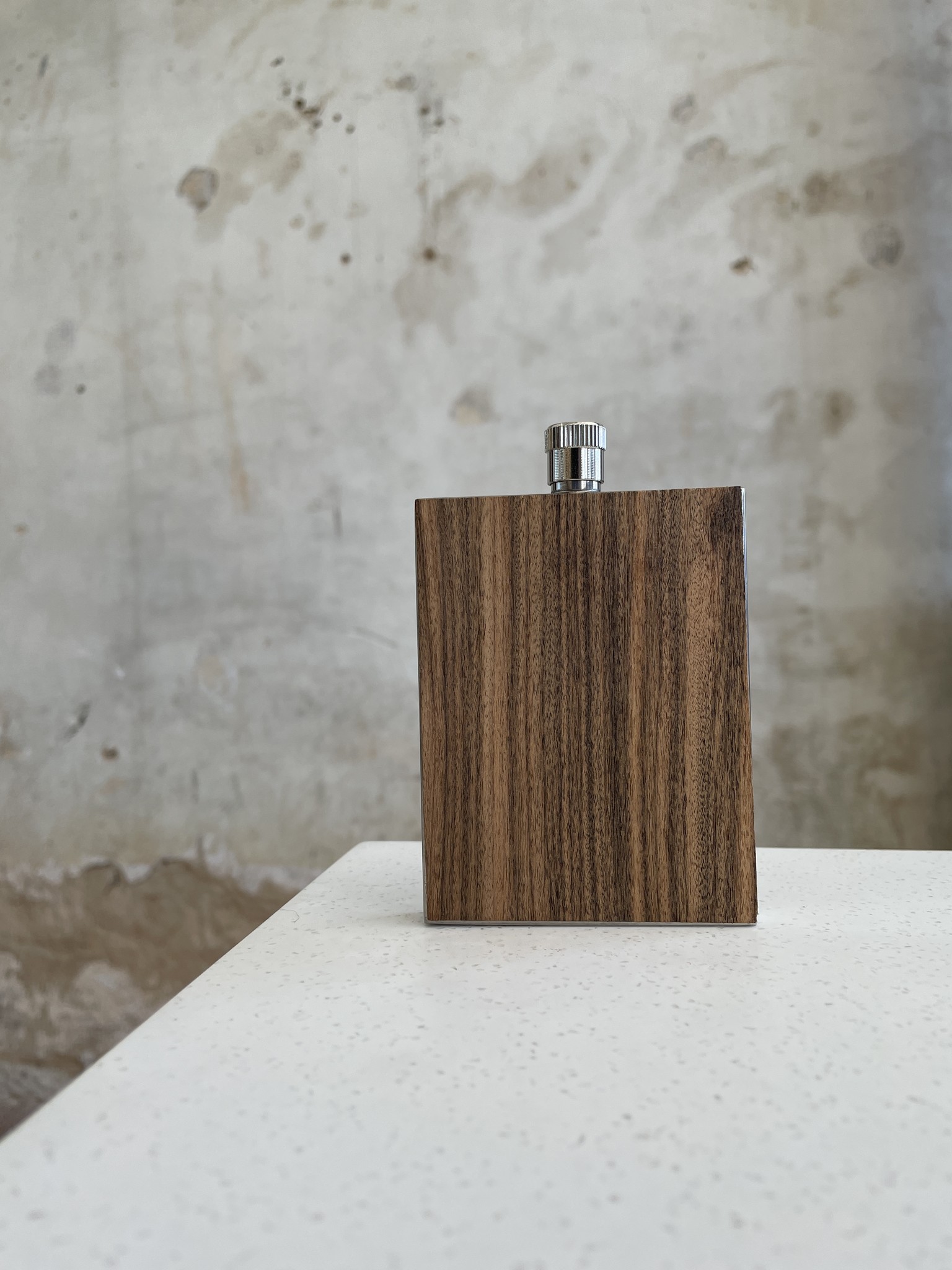Wood Paneled Flask