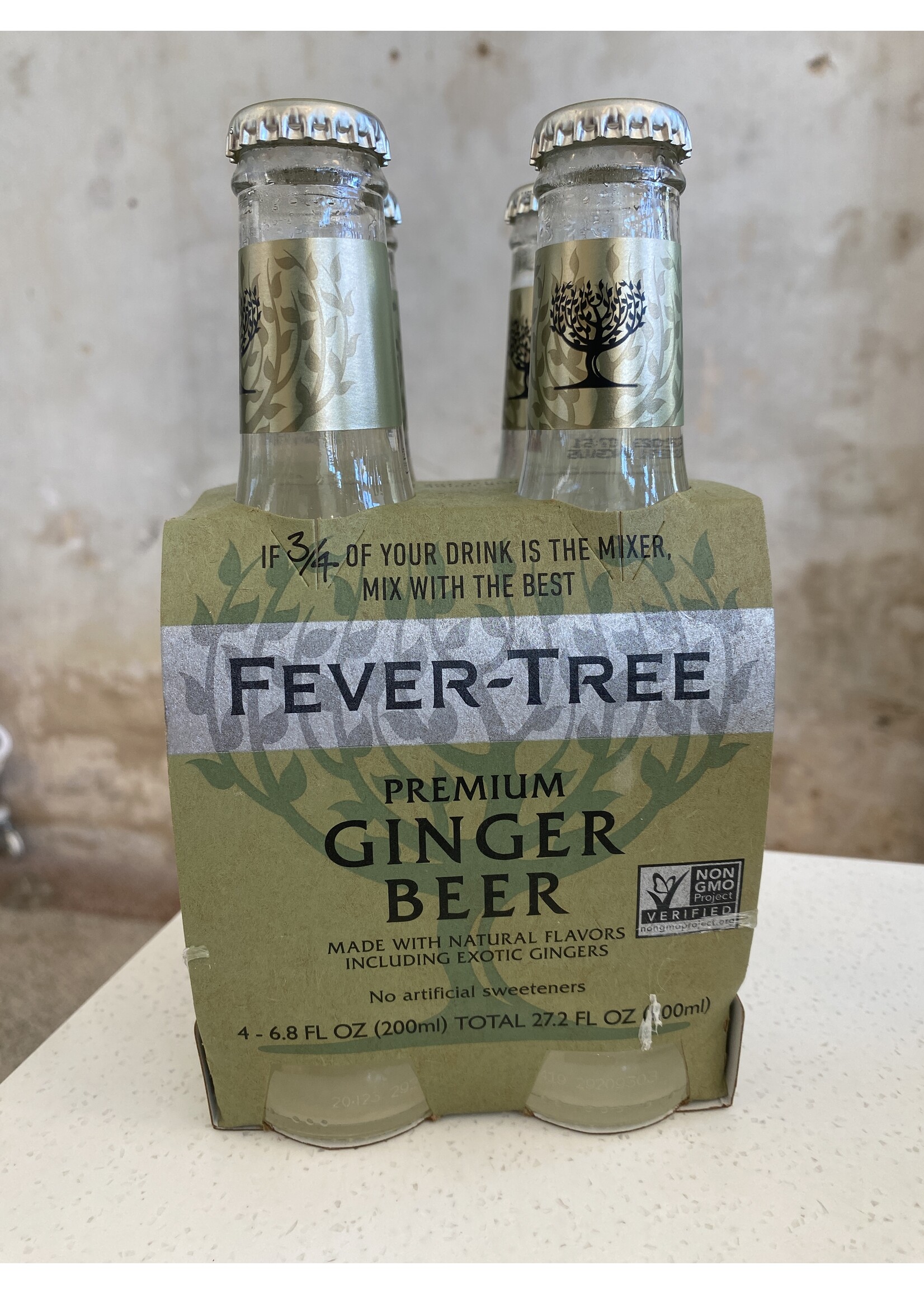 Fever Tree Fever Tree Ginger Beer 4pk