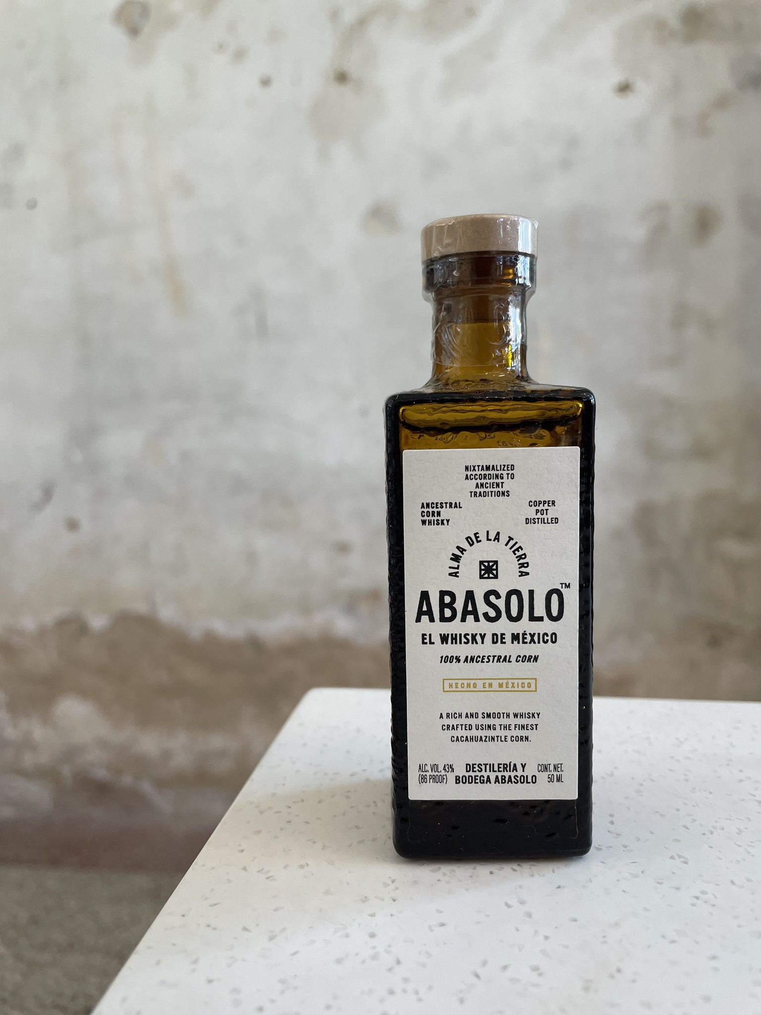 Abasolo Ancestral Corn Mexican Whiskey 50 ml