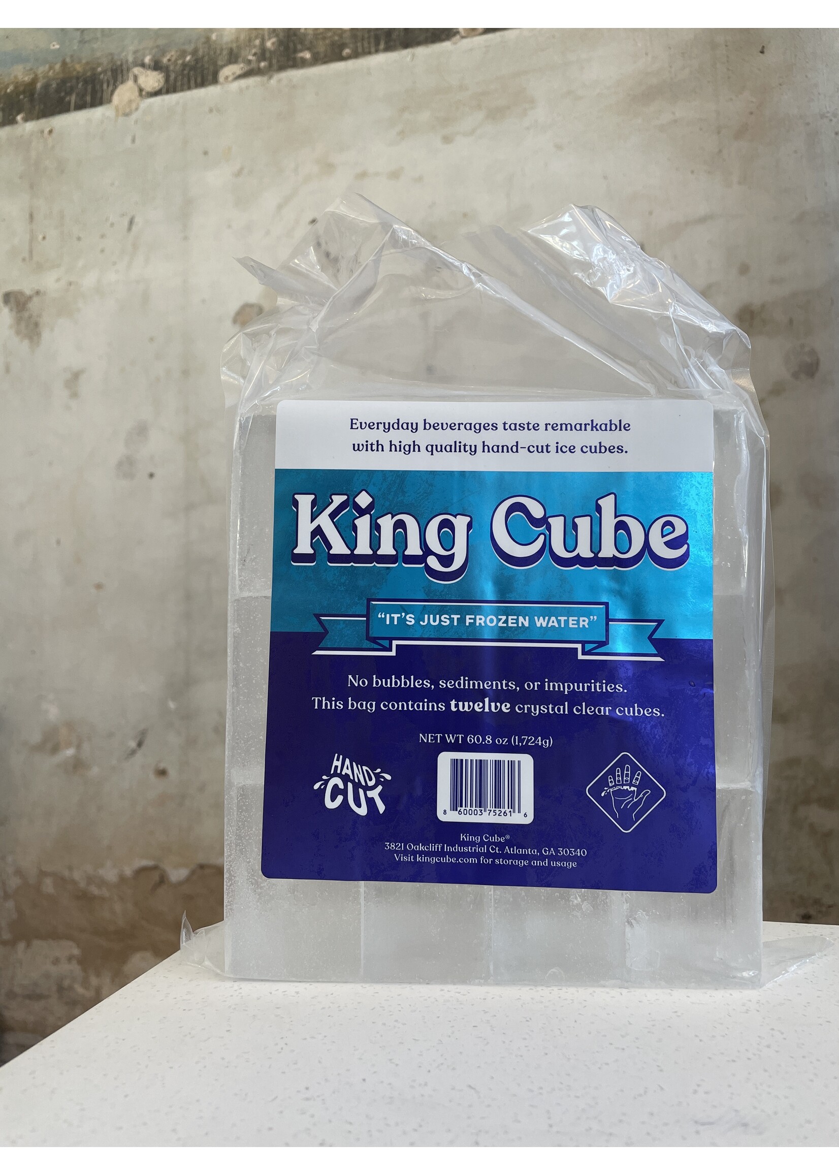 King Cube King Cube 12pk Clear Cubed Ice