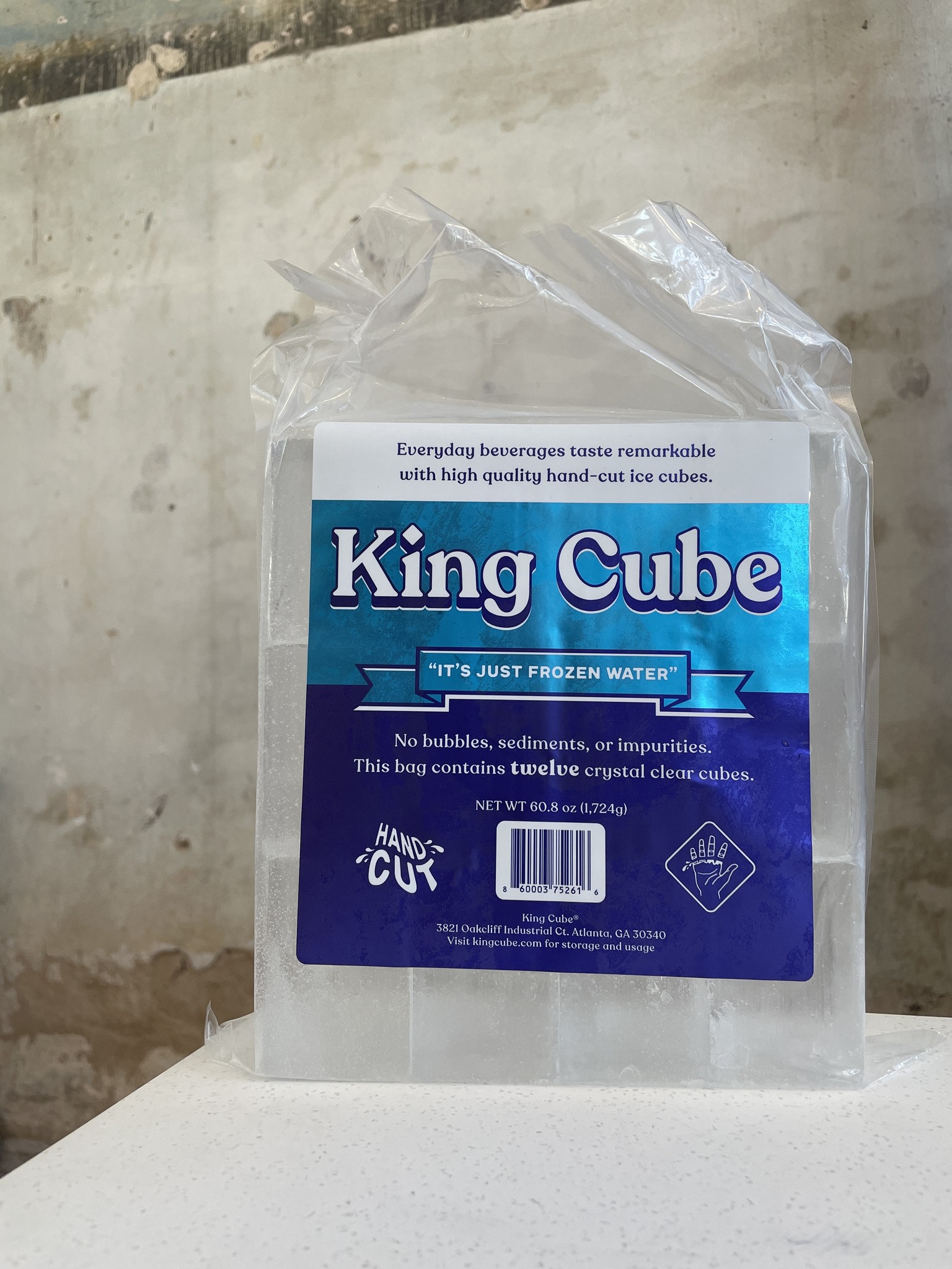 King Cube King Cube 12pk Clear Cubed Ice