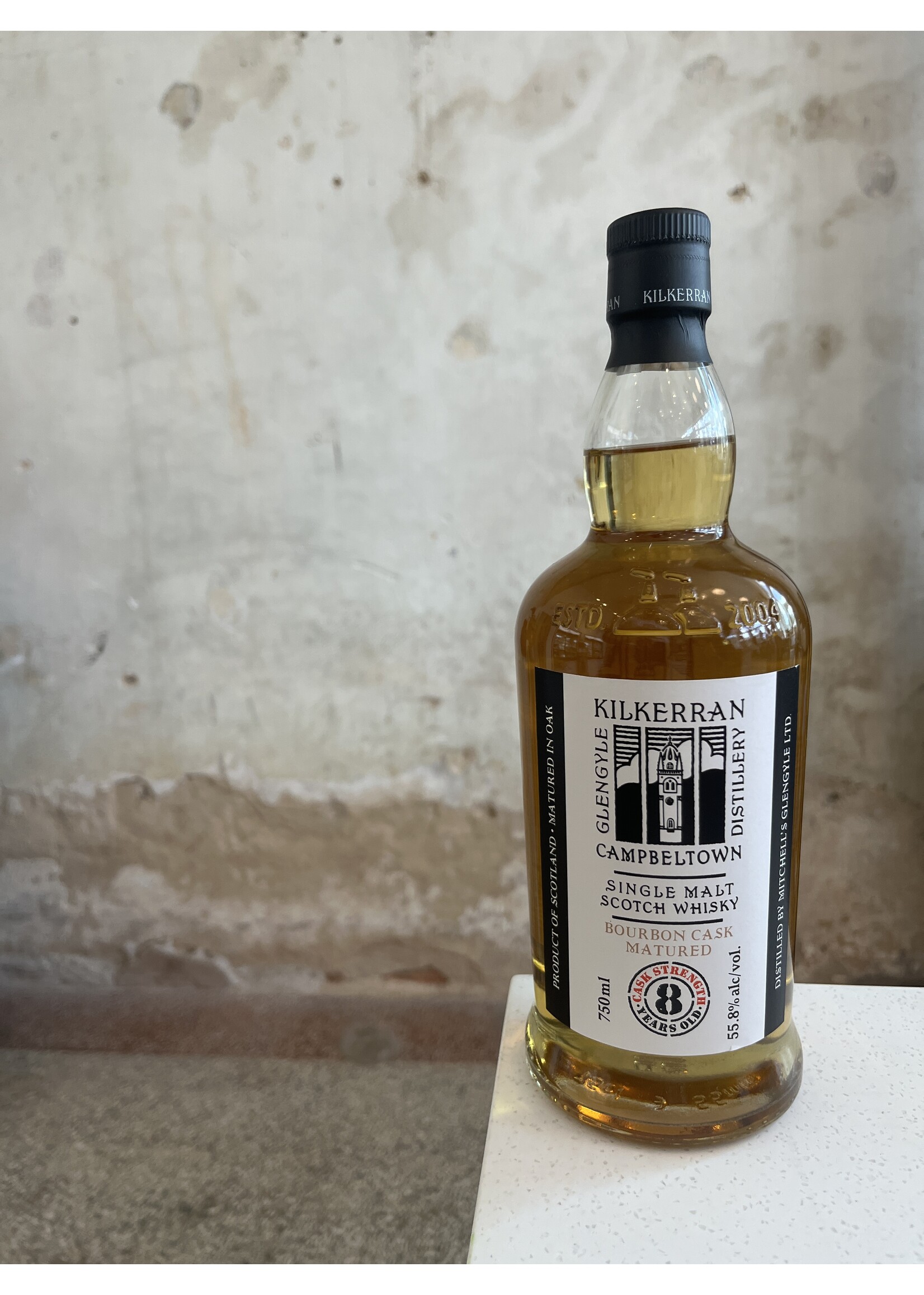 Kilkerran 8 year Bourbon Cask Strength Single Malt Whisky