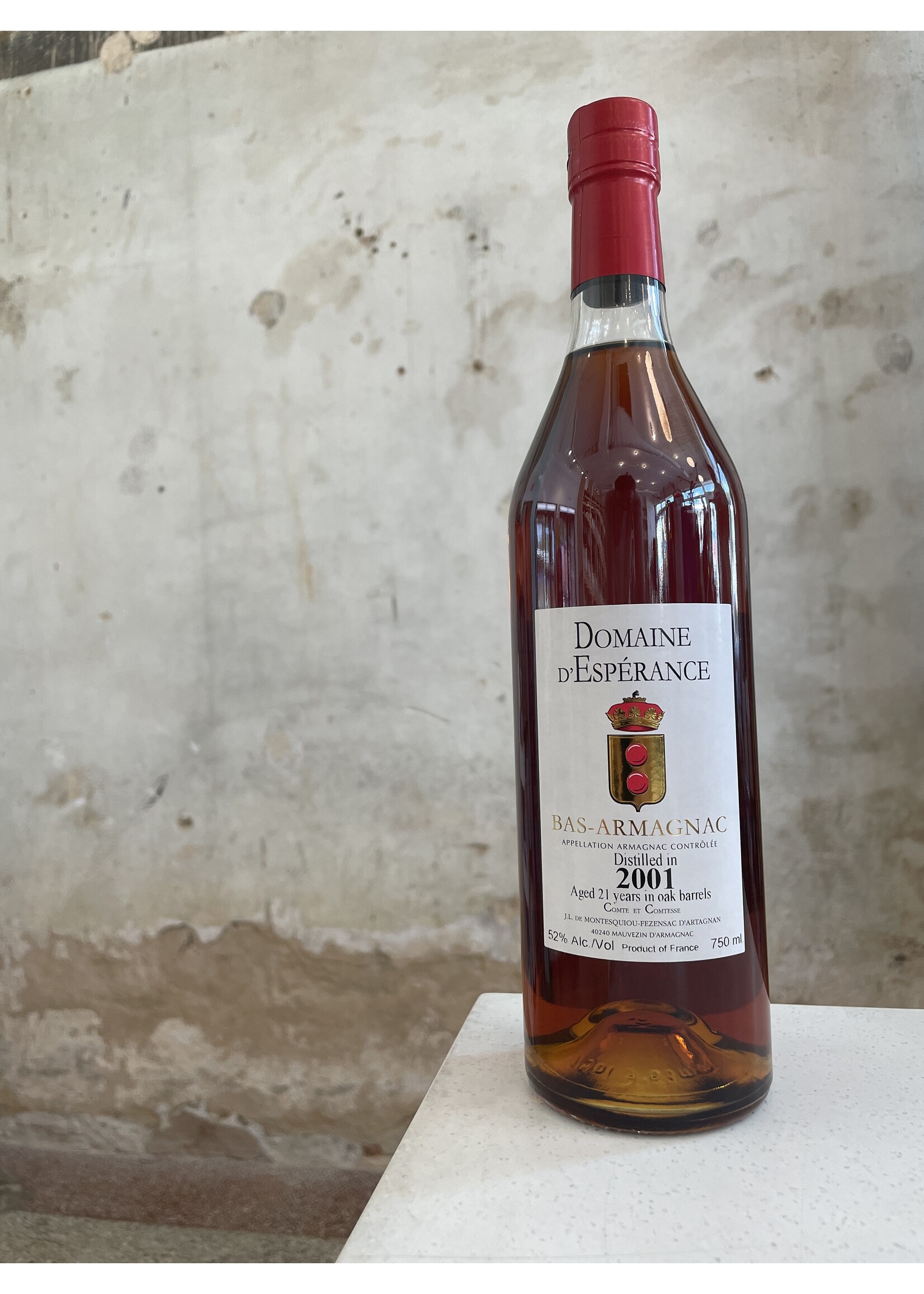 Domaine d'Esperance 2001 Bas-Armagnac