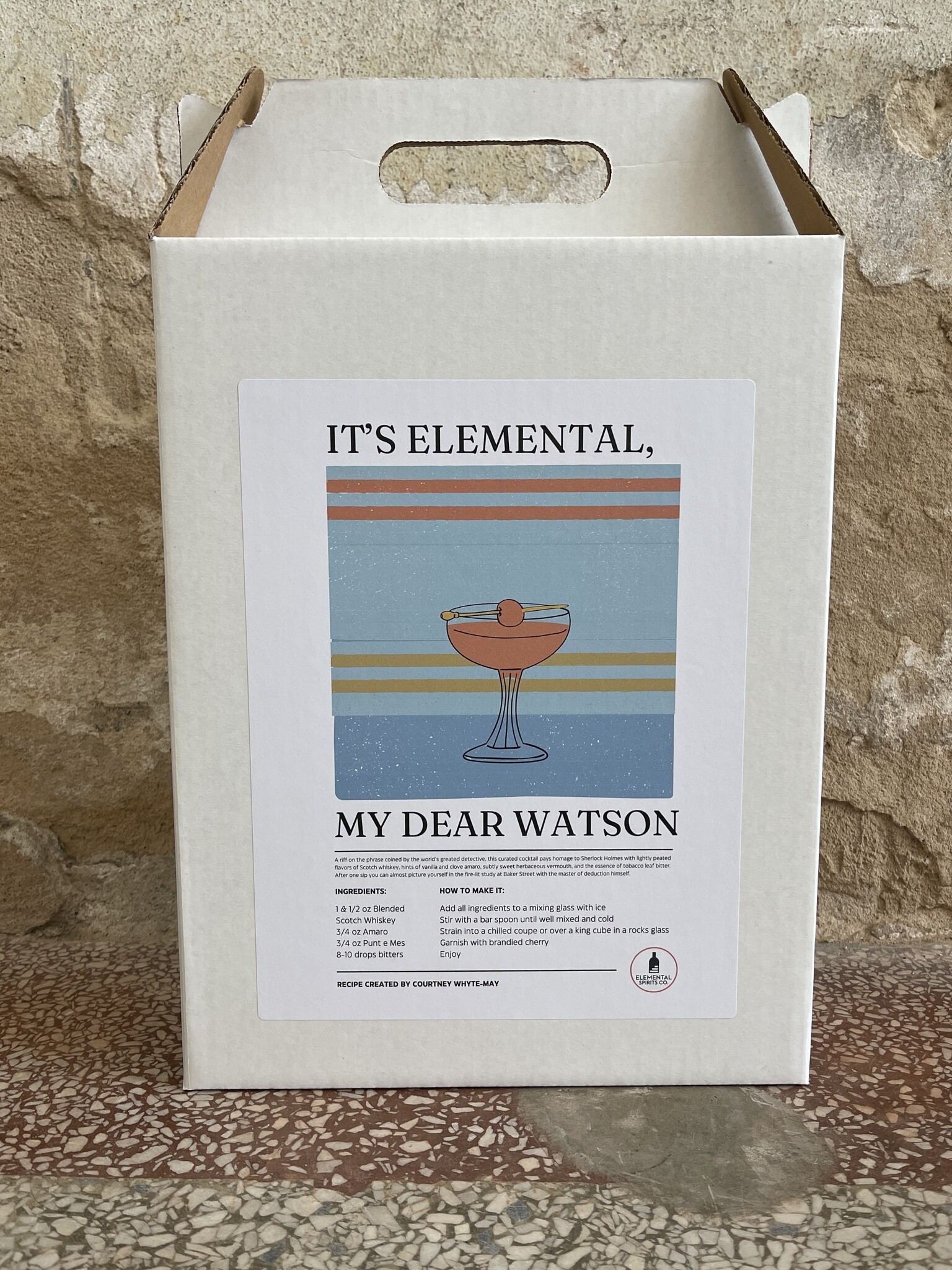 It's Elemental, My Dear Watson Cocktail Pack by Courtney Whyte-May