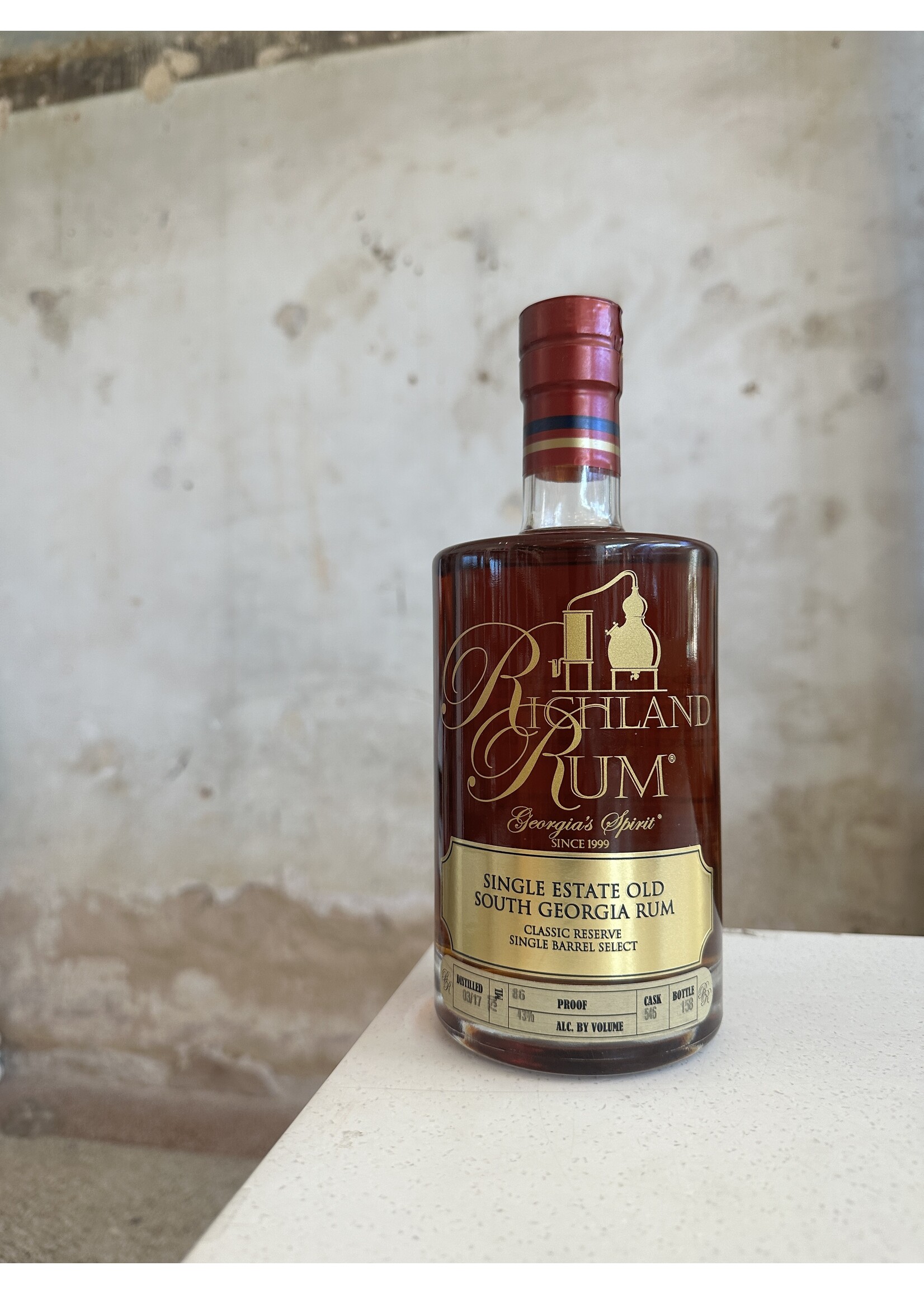 Richland Richland Rum 86 proof