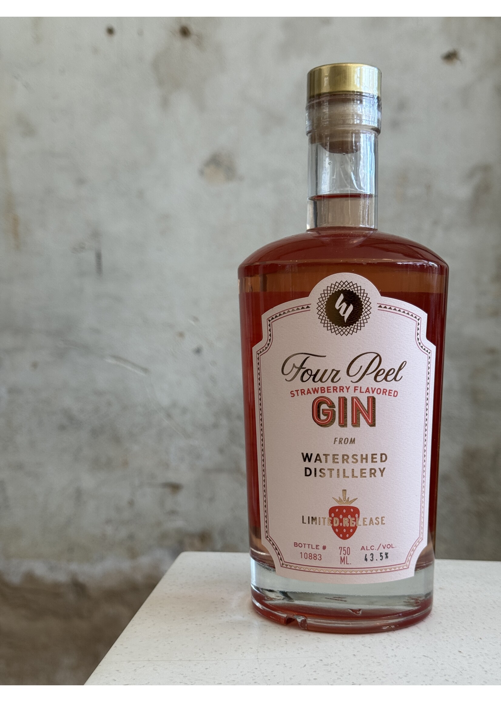 Watershed Four Peel Strawberry Gin