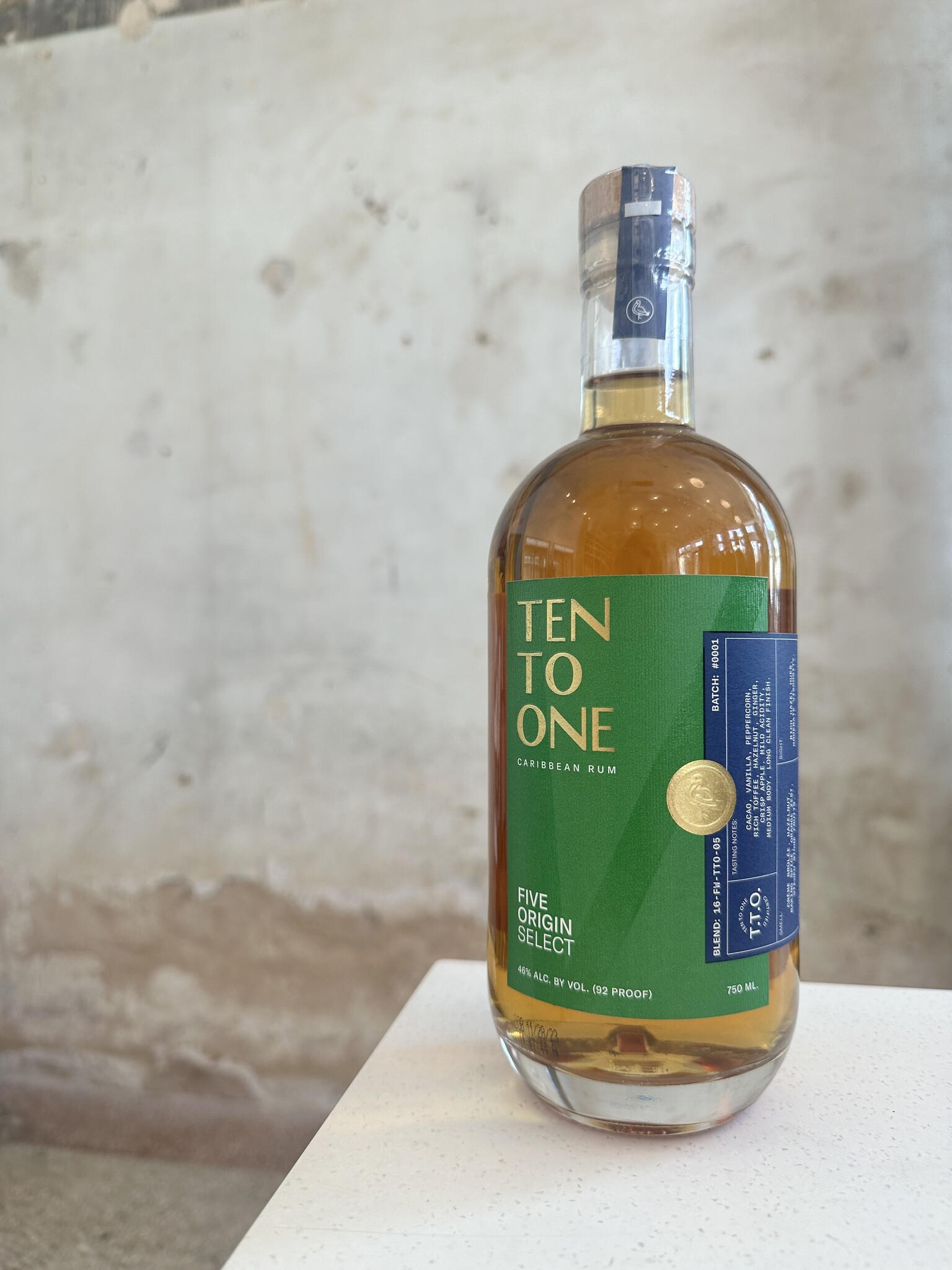 Ten to One  'Five Origin' Caribbean Dark Rum