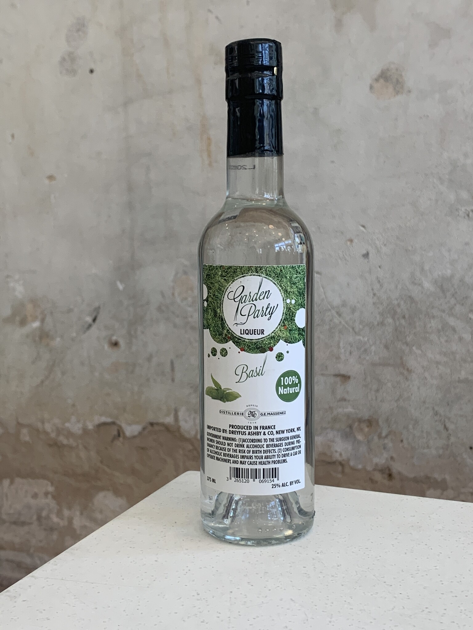 Massenez Garden Party Basil Liqueur 375ml