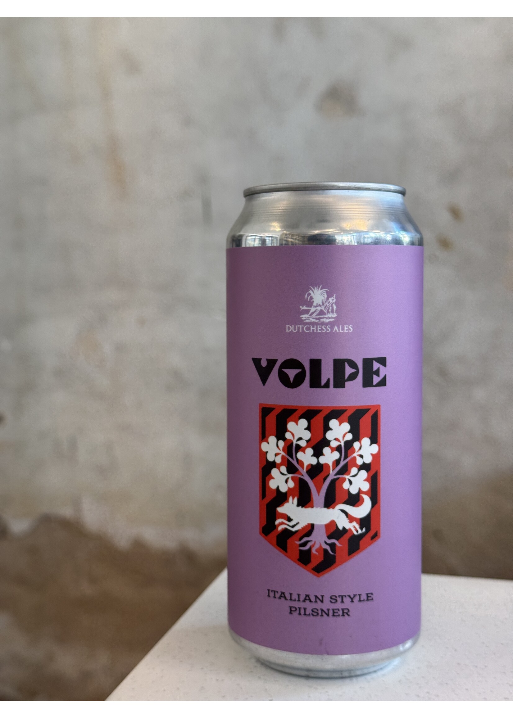 Dutchess Ales Volpe Italian Pilsner 16oz.