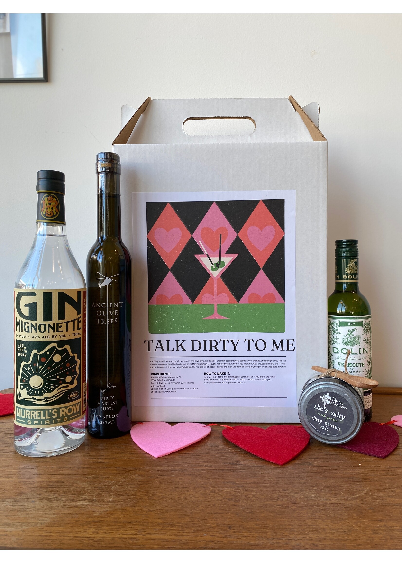 'Talk Dirty to Me'  Dirty Martini Cocktail Pack