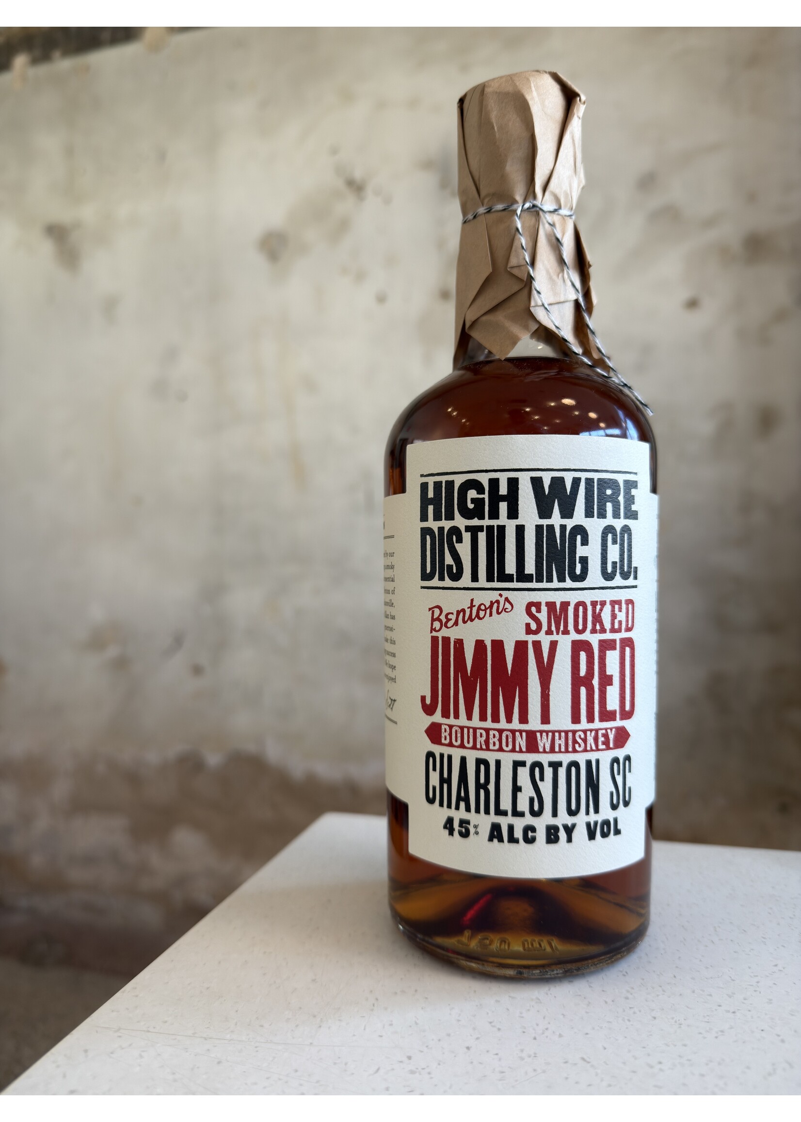 High Wire Benton's Smoked Jimmy Red Corn Bourbon