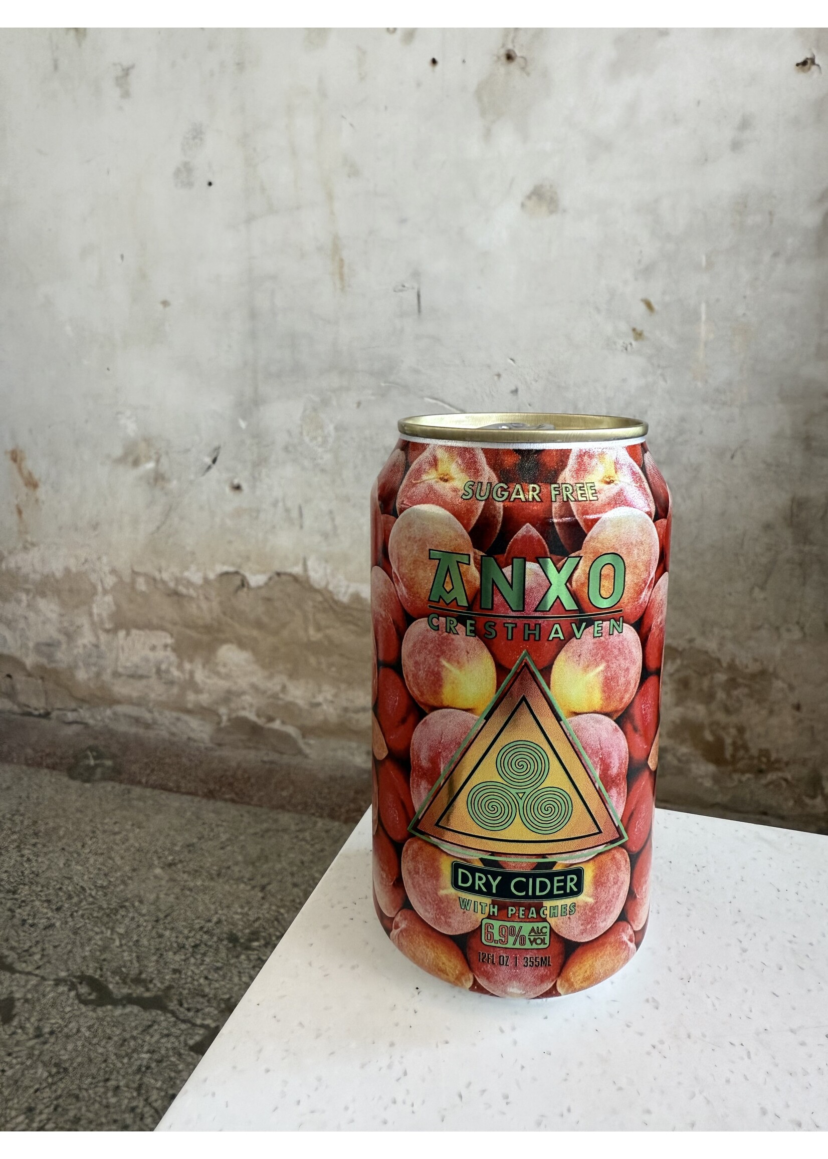 Anxo Cresthaven Peach Cider 12oz