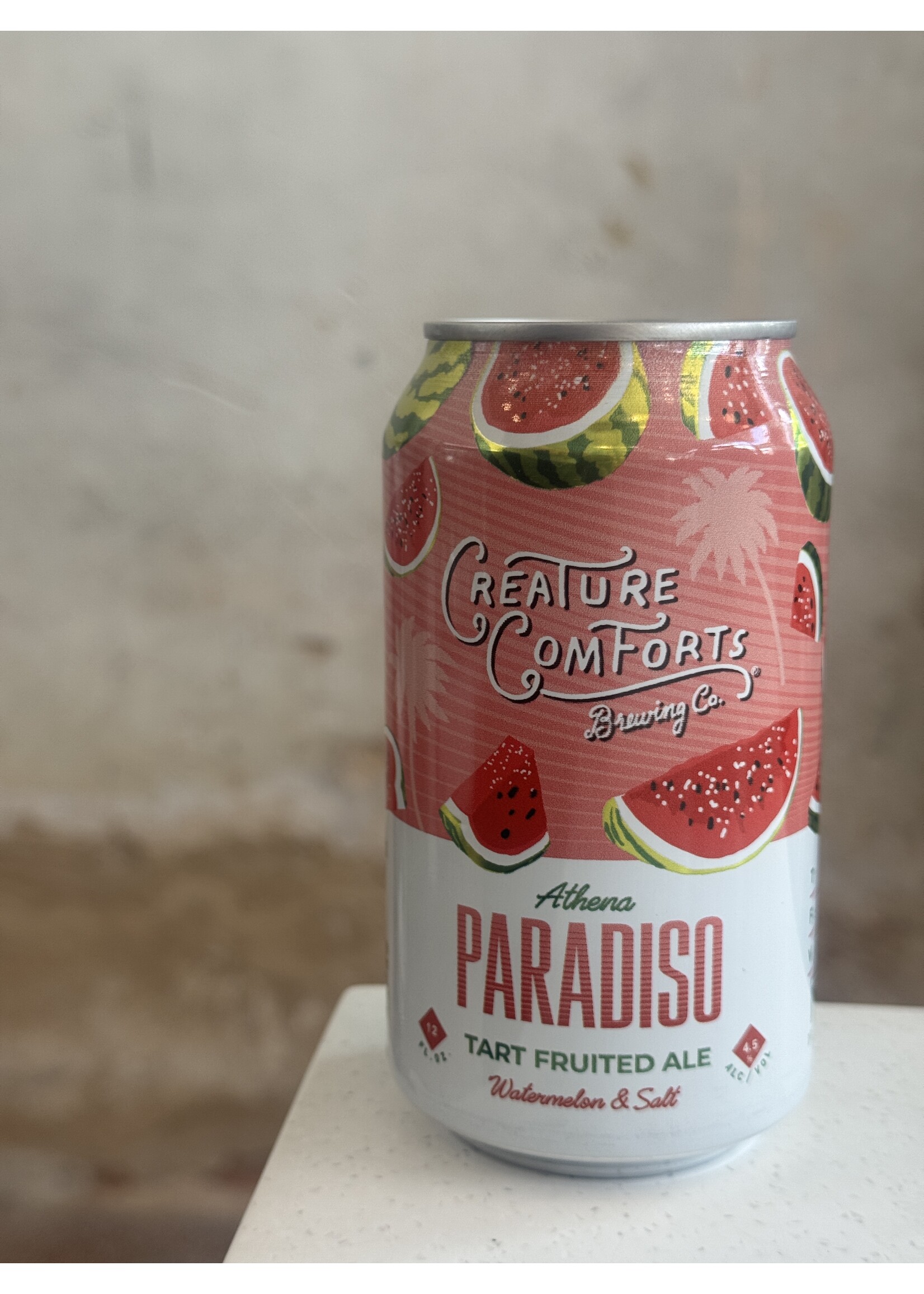 Creature Comforts Paradiso Watermelon & Salt Tart Fruited Ale 12oz.
