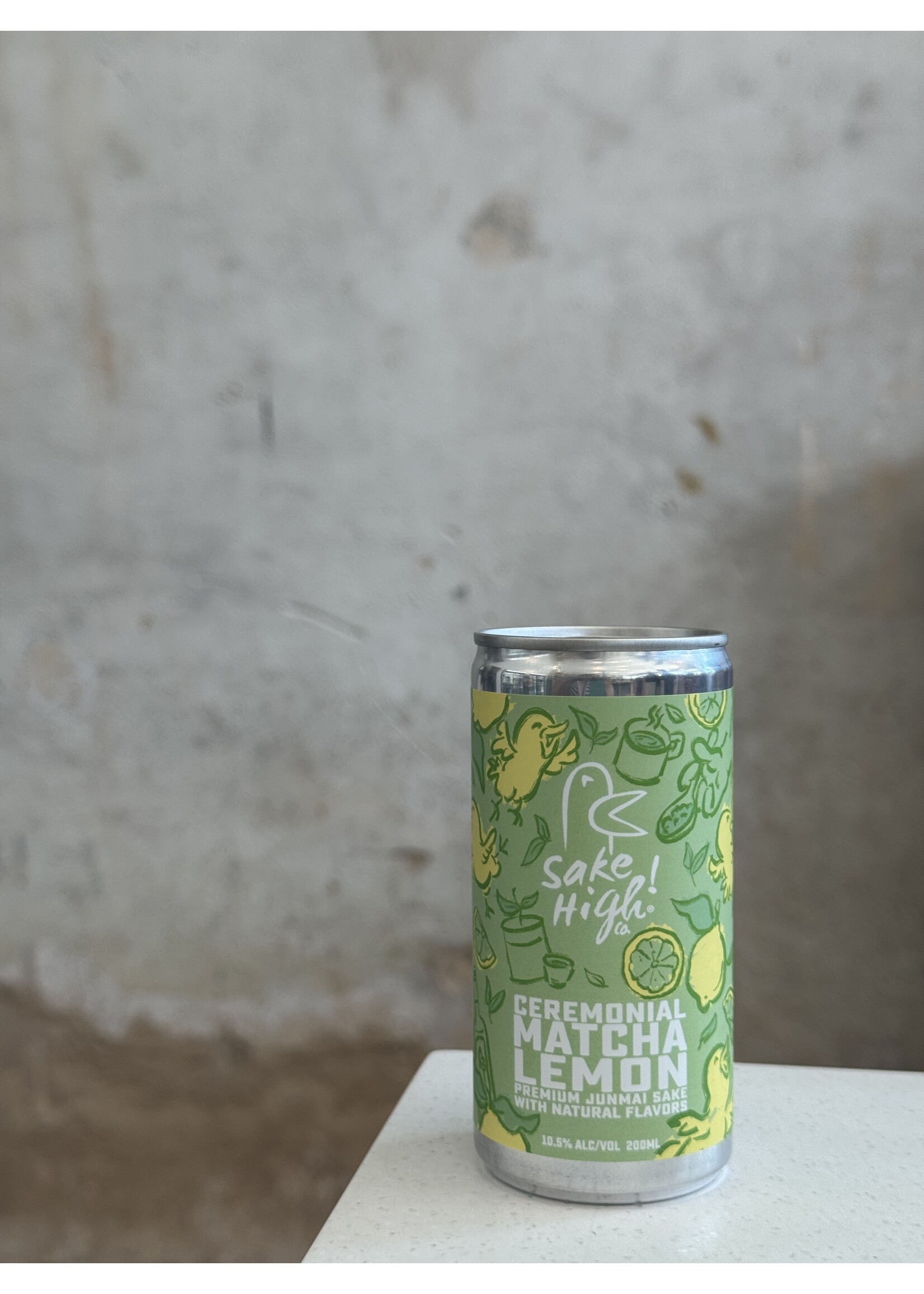 Sake High! Co. Ceremonial Matcha Lemon Hard Tea