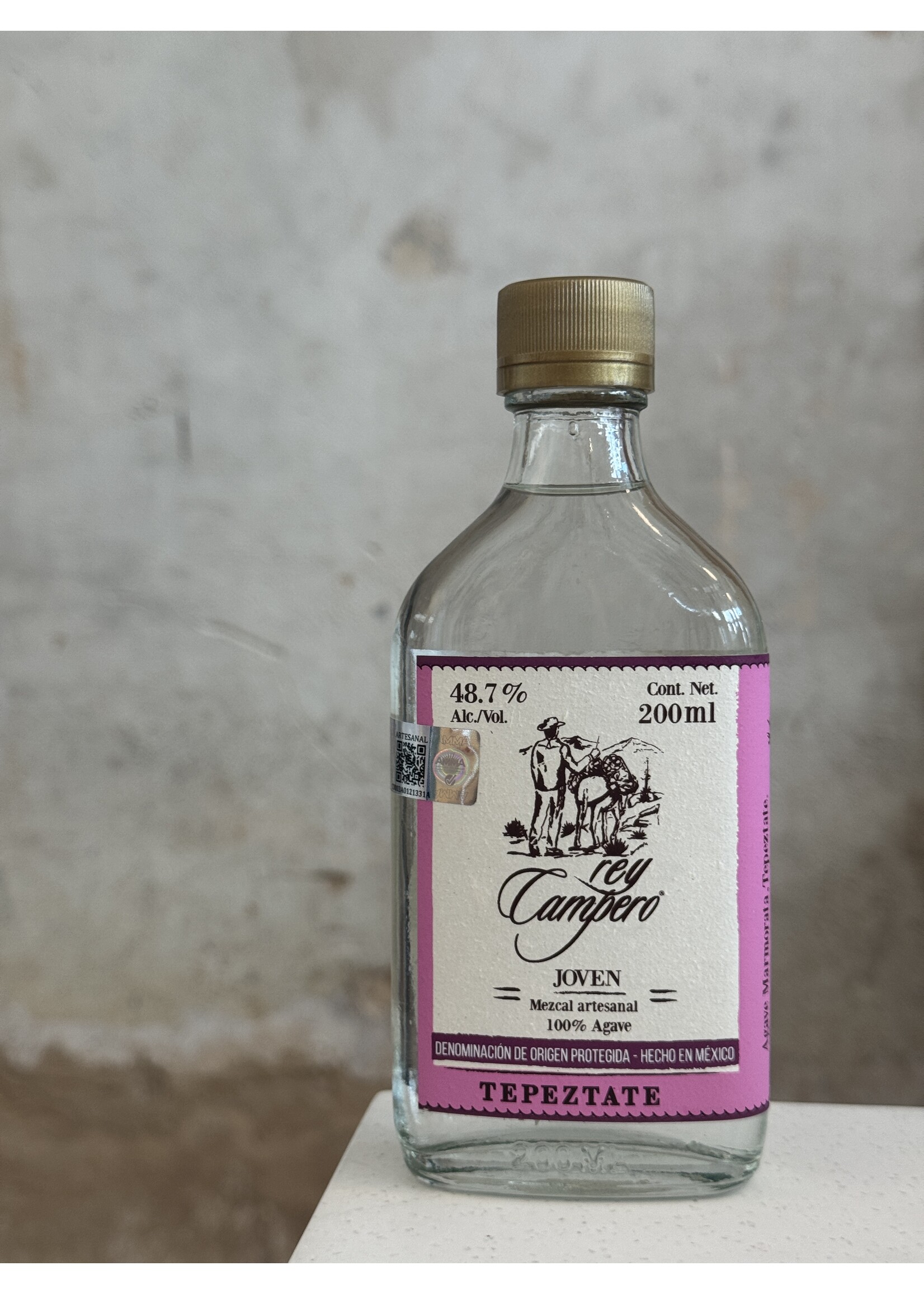 Mezcal Rey Campero Tepeztate 200ml