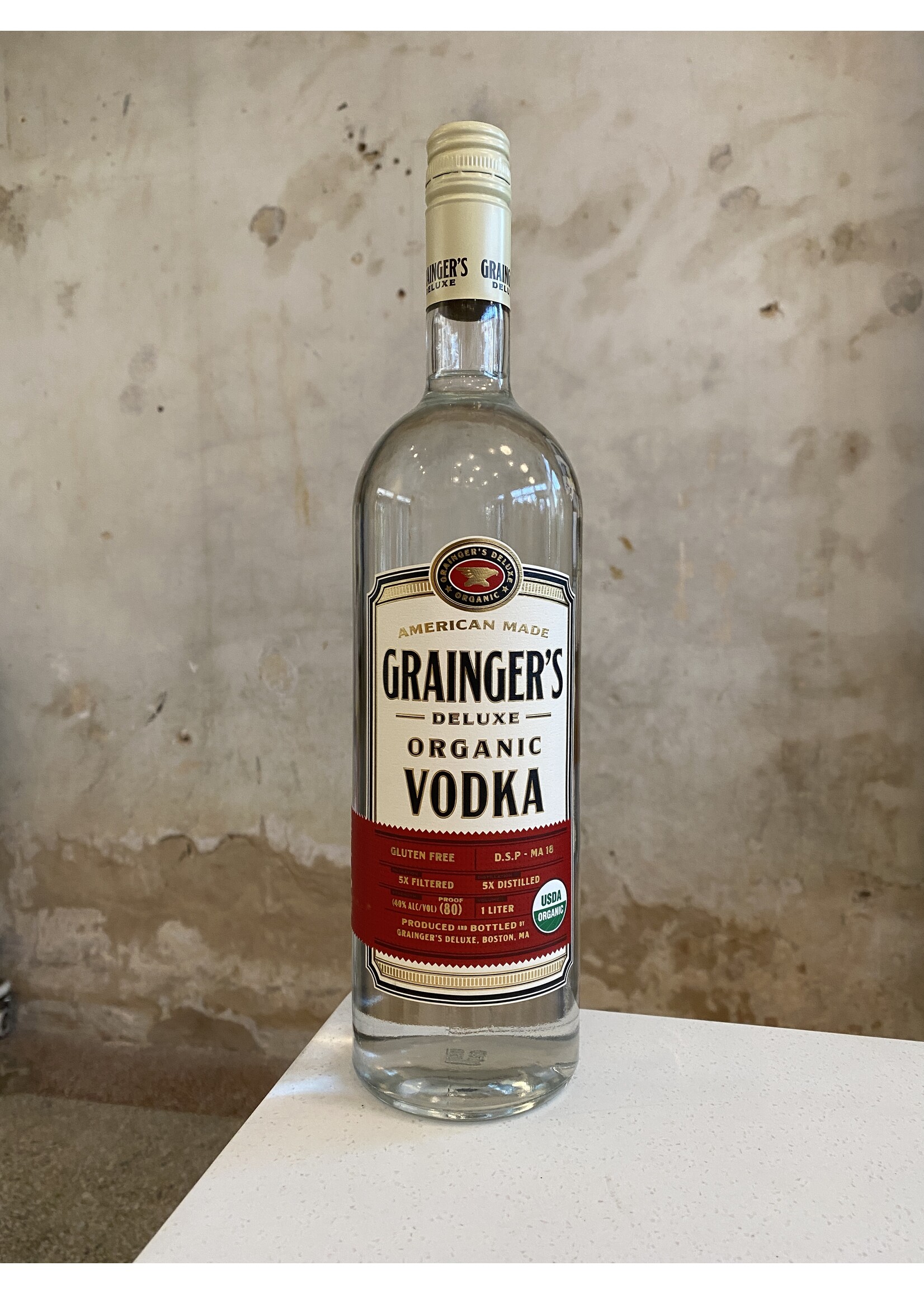 Grainger's Organic Vodka 1L