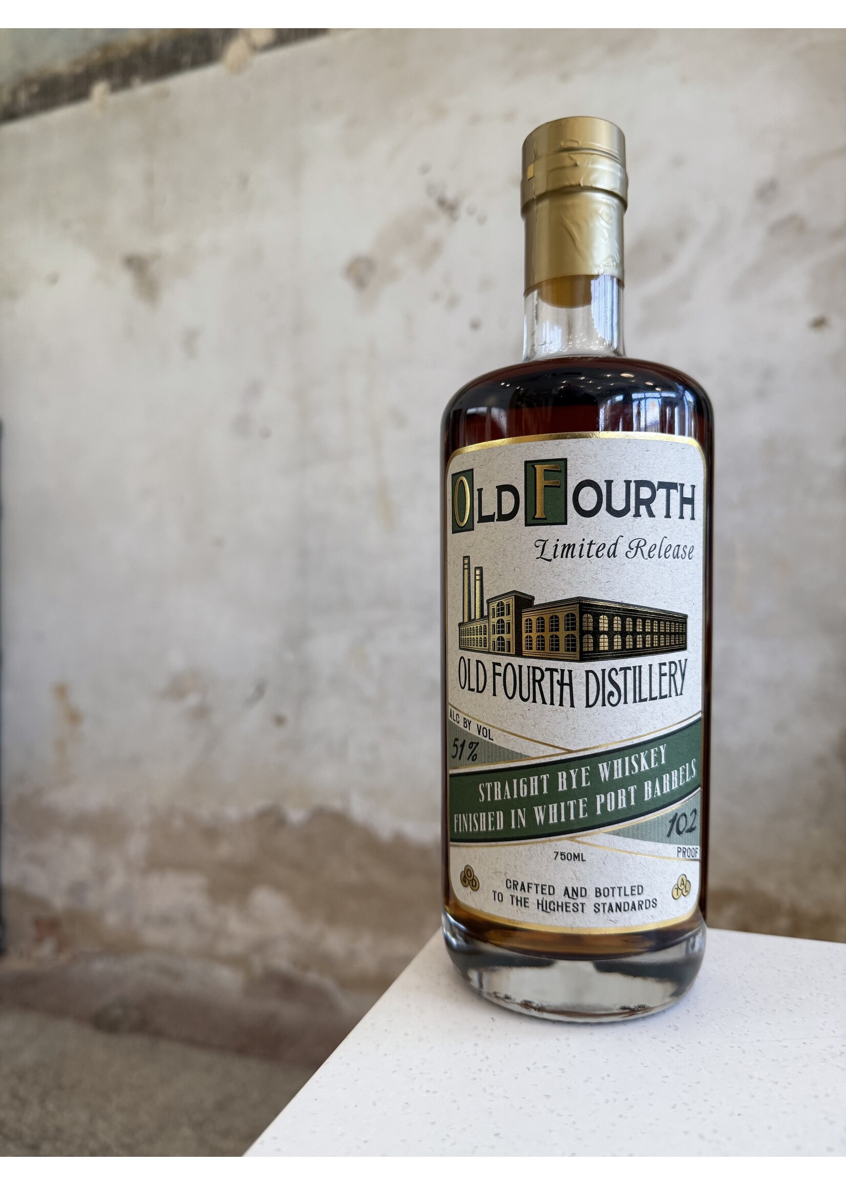 Old Fourth Distillery White Port Rye Whiskey