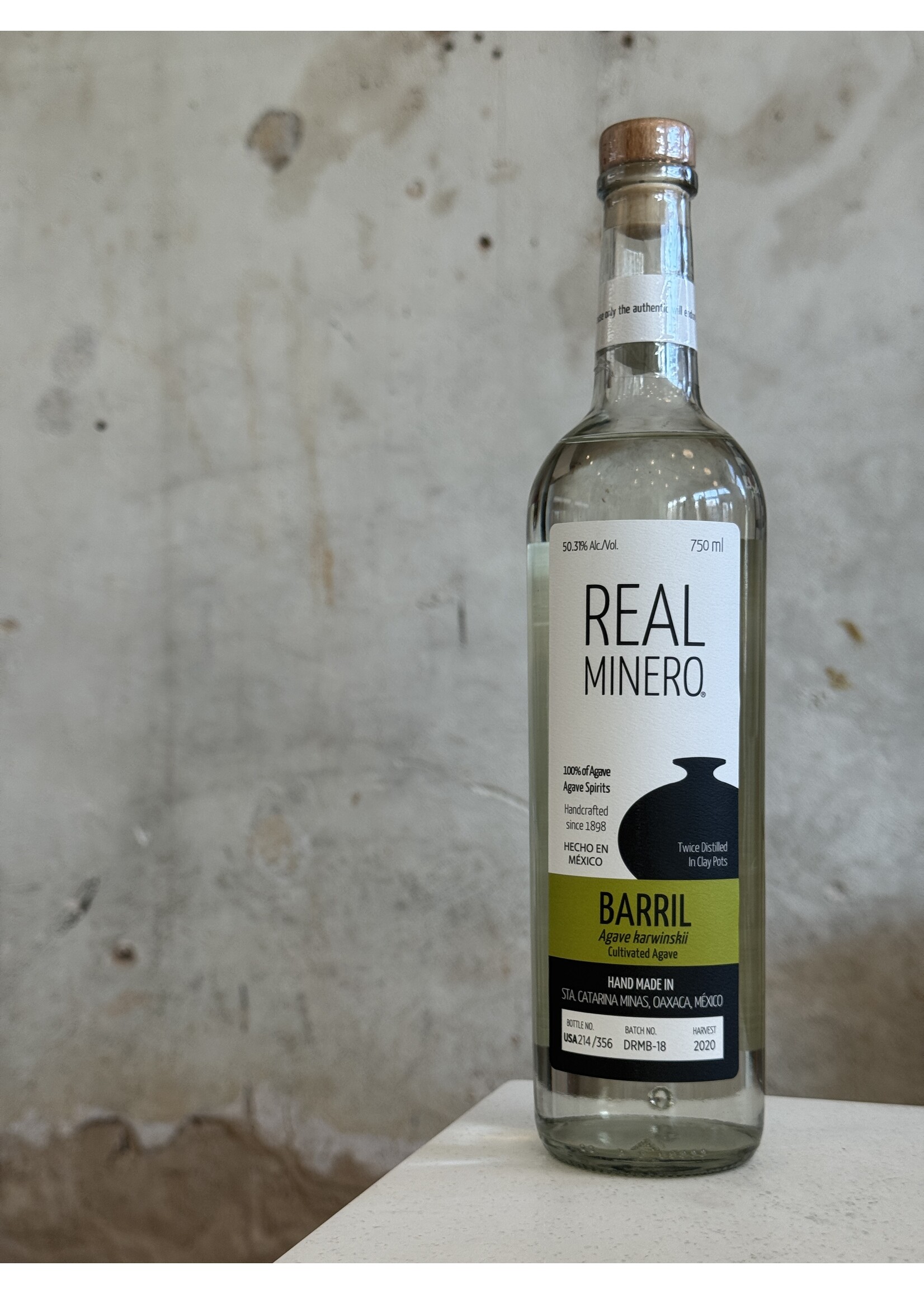 Real Minero Barril Mezcal