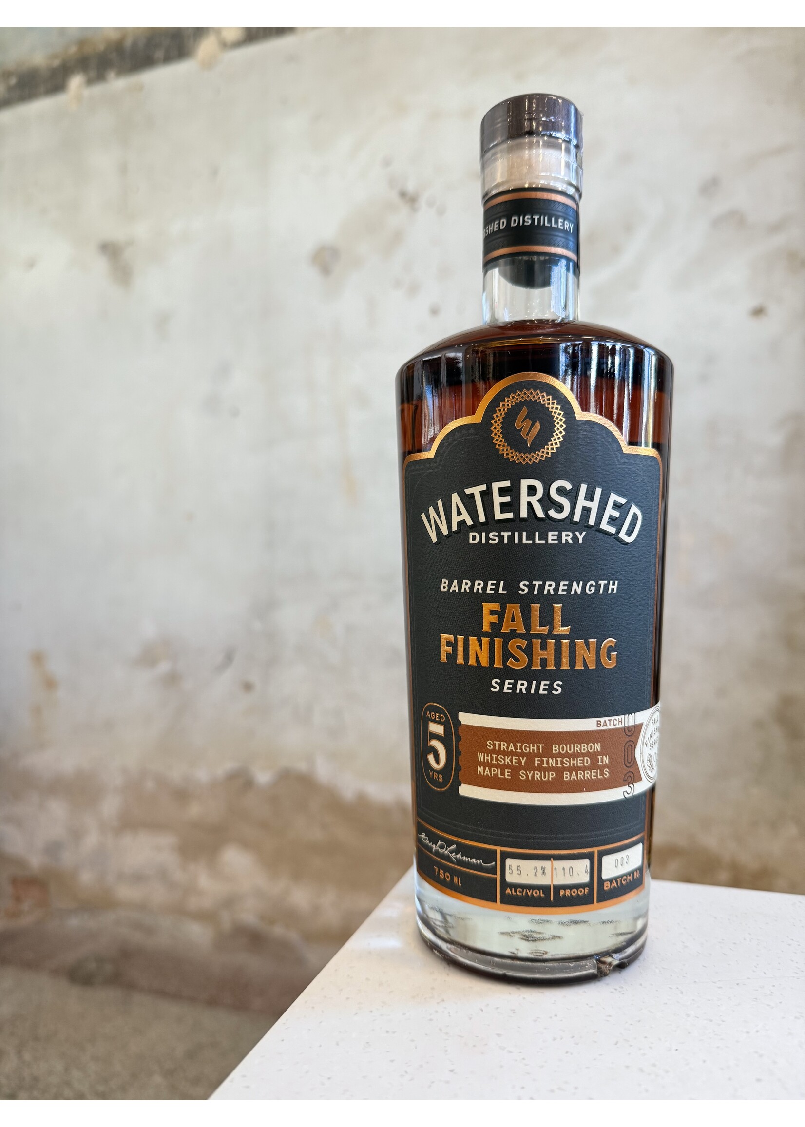 Watershed 'Fall Finishing" Maple Barrel Bourbon
