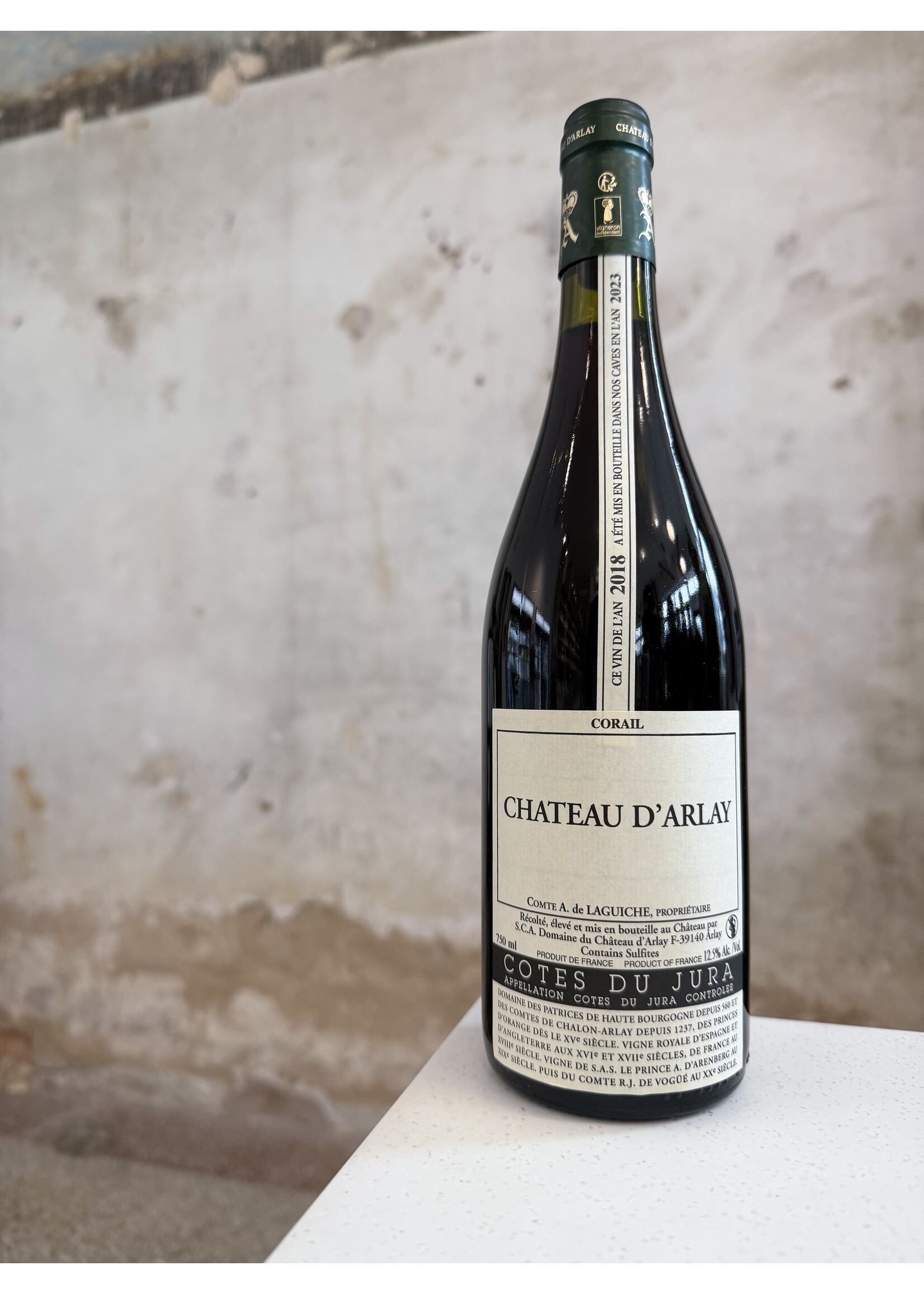 2018 Château d'Arlay Côtes du Jura 'Corail'