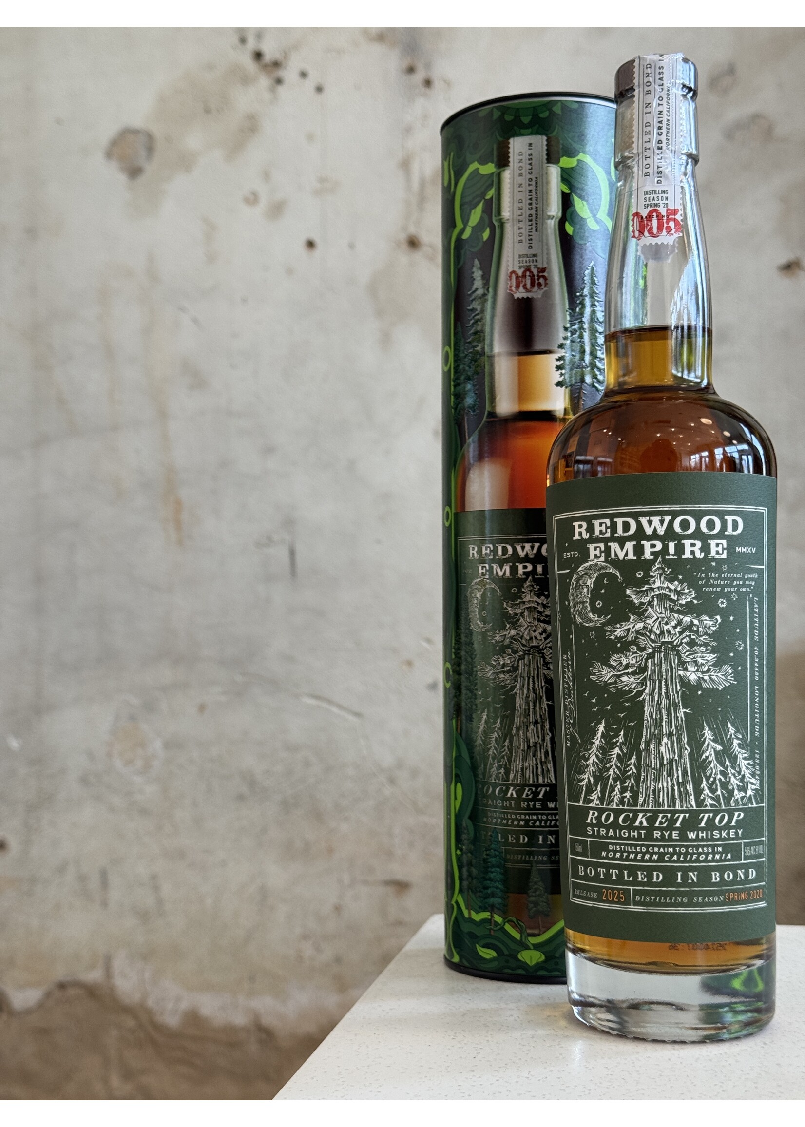 Redwood Empire 'Rocket Top' Bottled in Bond Straight Rye