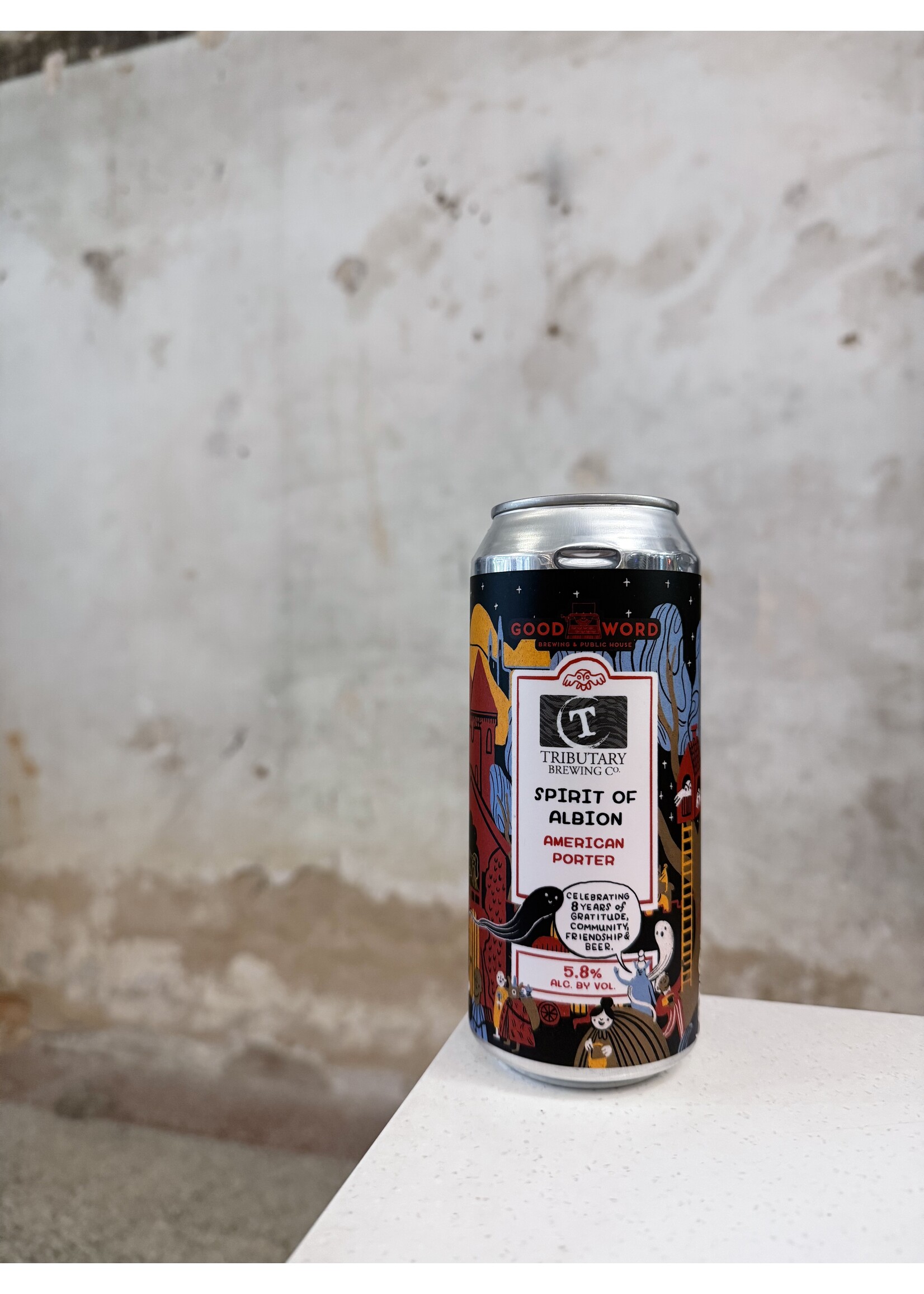 Good Word ''Spirit of Albion' American Porter Tributary Collab 16oz