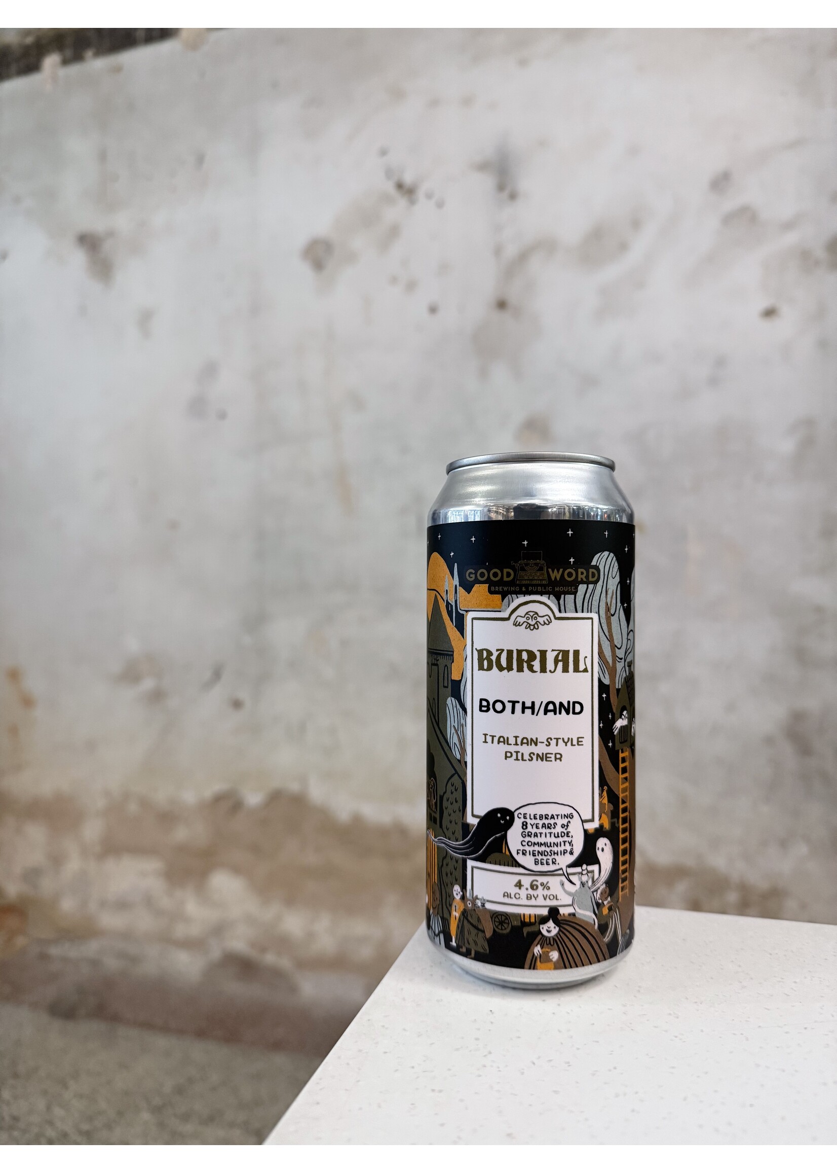 Good Wood 'Both/And' Italian Pilsner Burial Collab 16oz