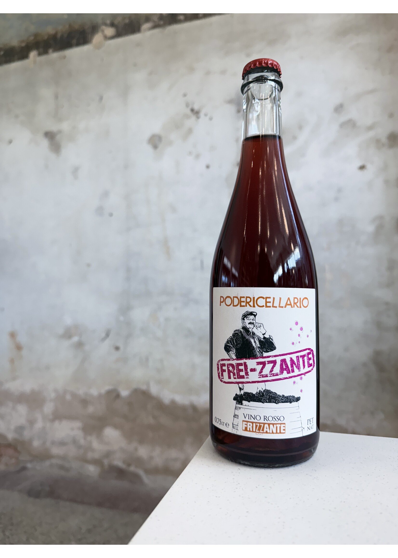 NV Poderi Cellario 'Frei-zzante' Rosso Frizzante