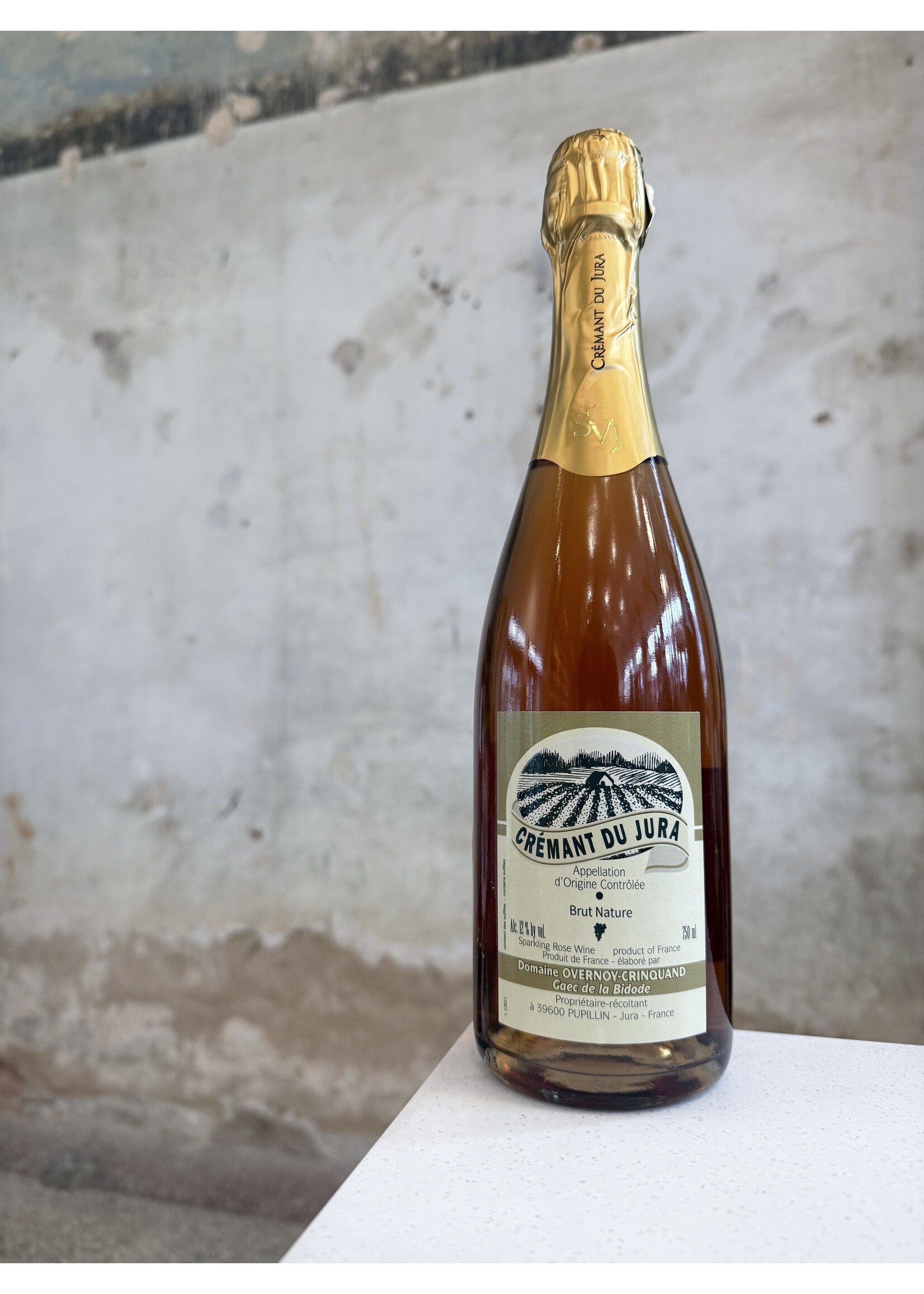 NV Domaine Overnoy-Crinquand Crémant du Jura Rosé Brut Nature
