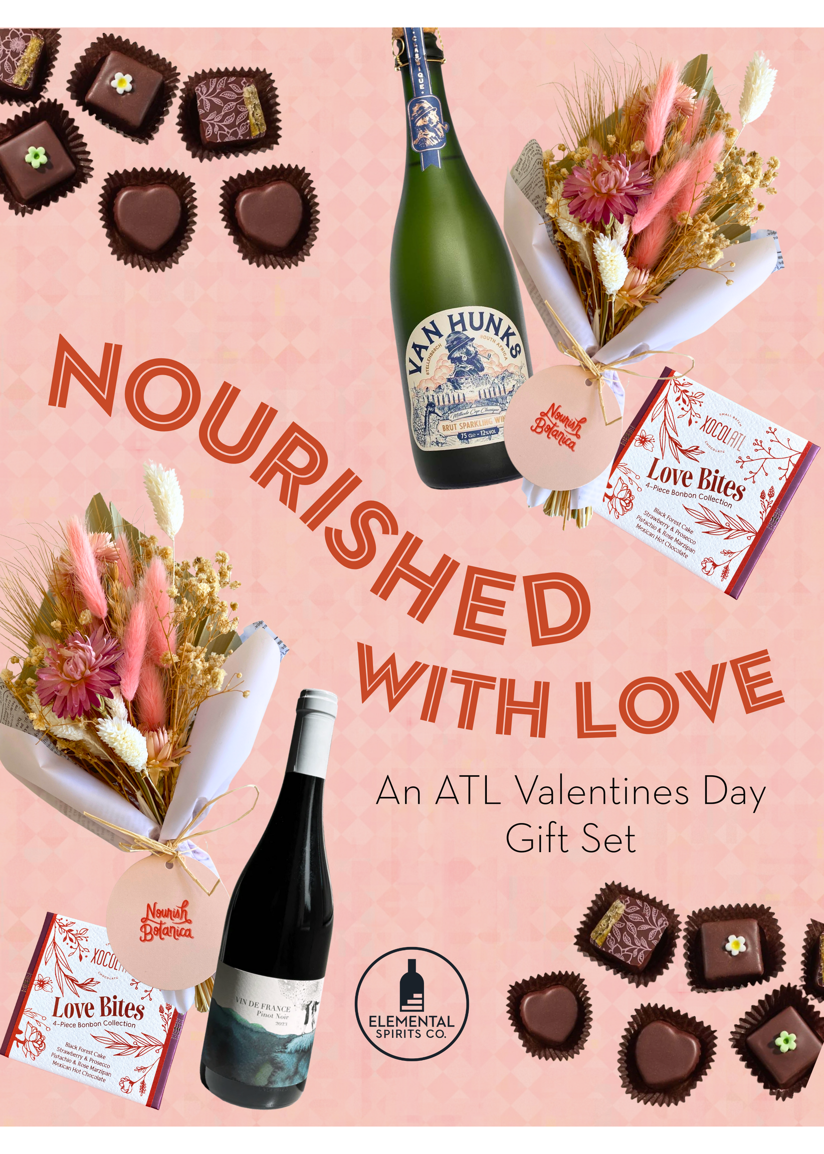 Nourished with Love : An ATL Valentines Day Gift Set * RED*