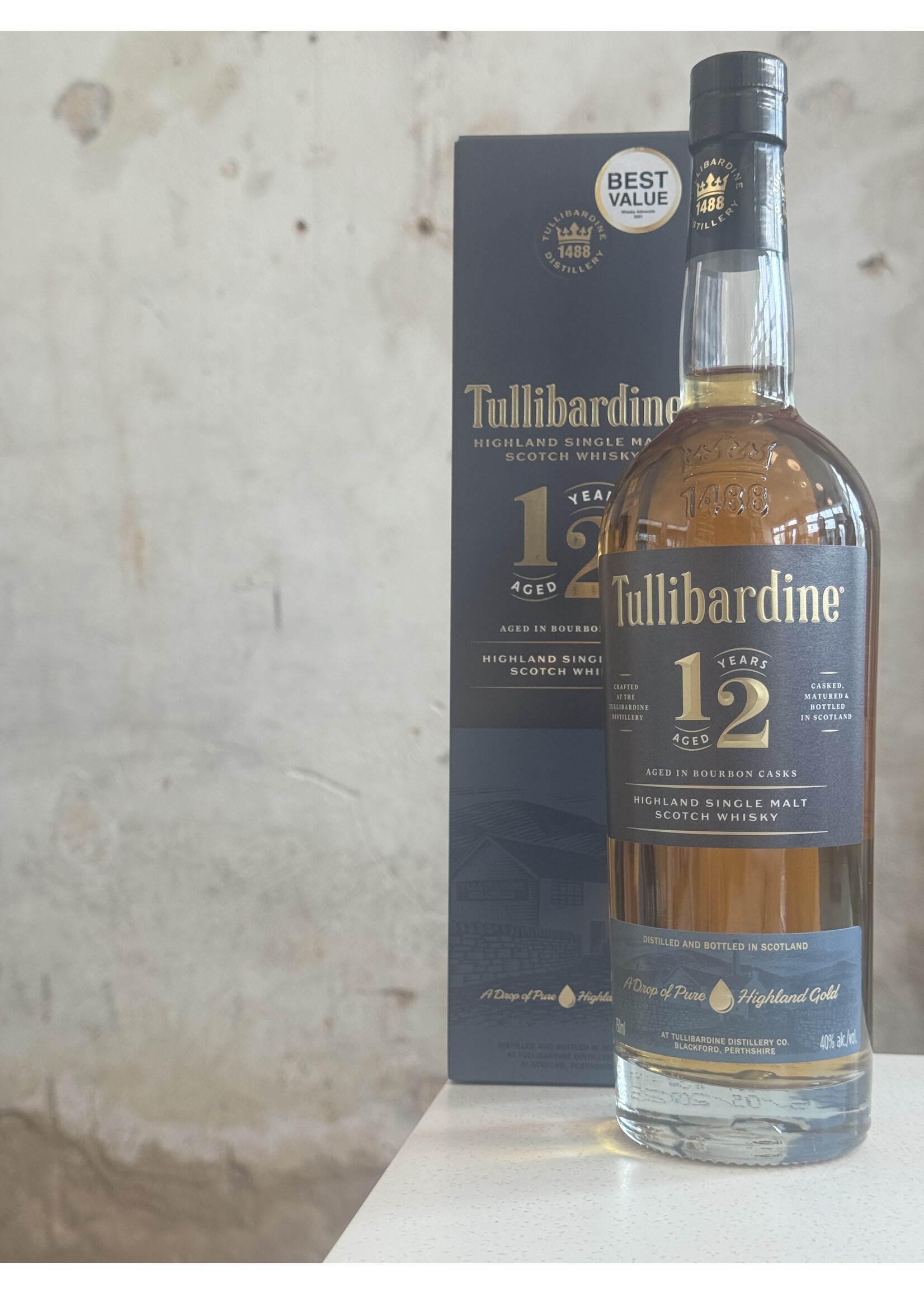 Tullibardine 12yr. Single Malt