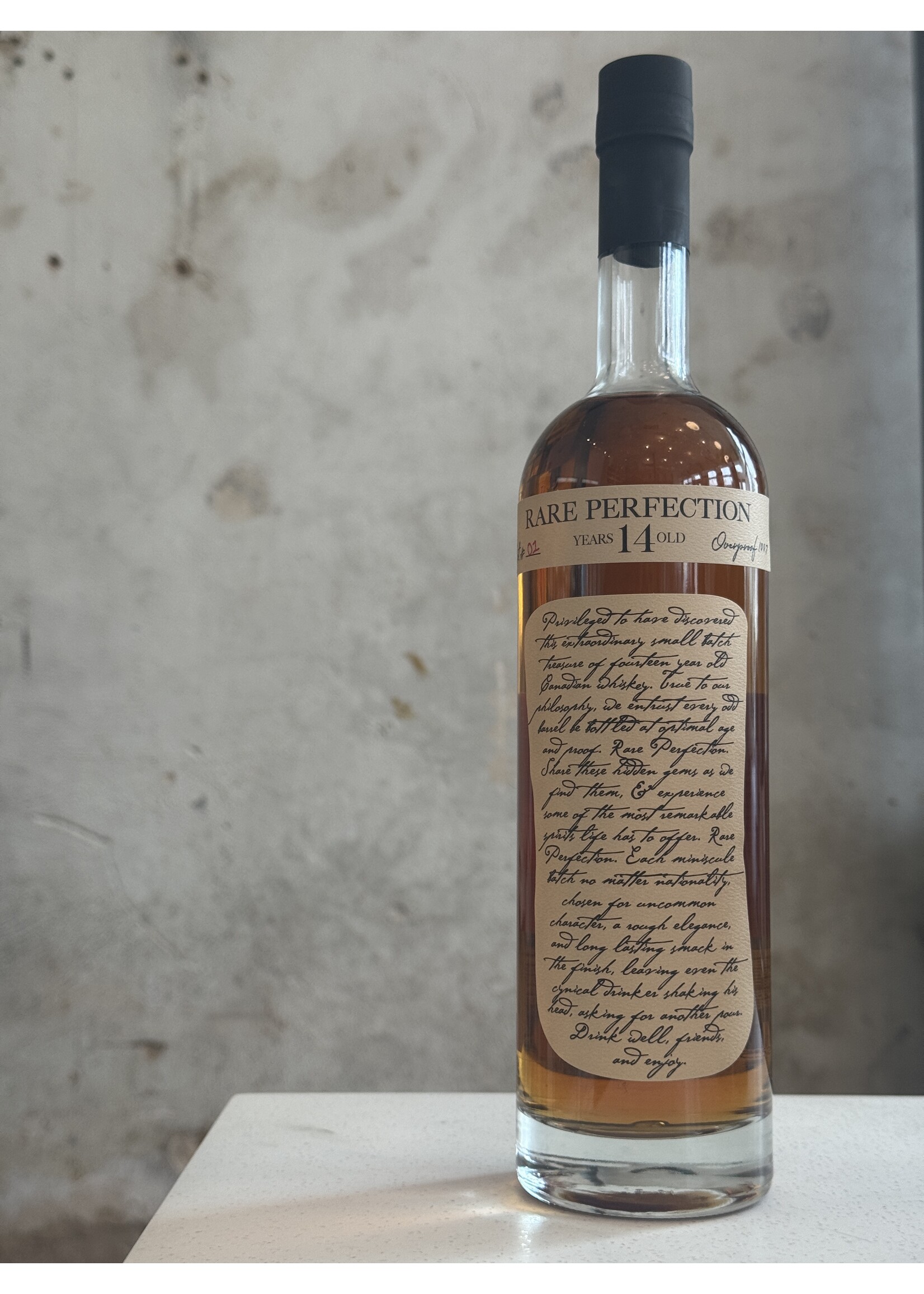 Rare Perfection 14yr. Overproof Whiskey