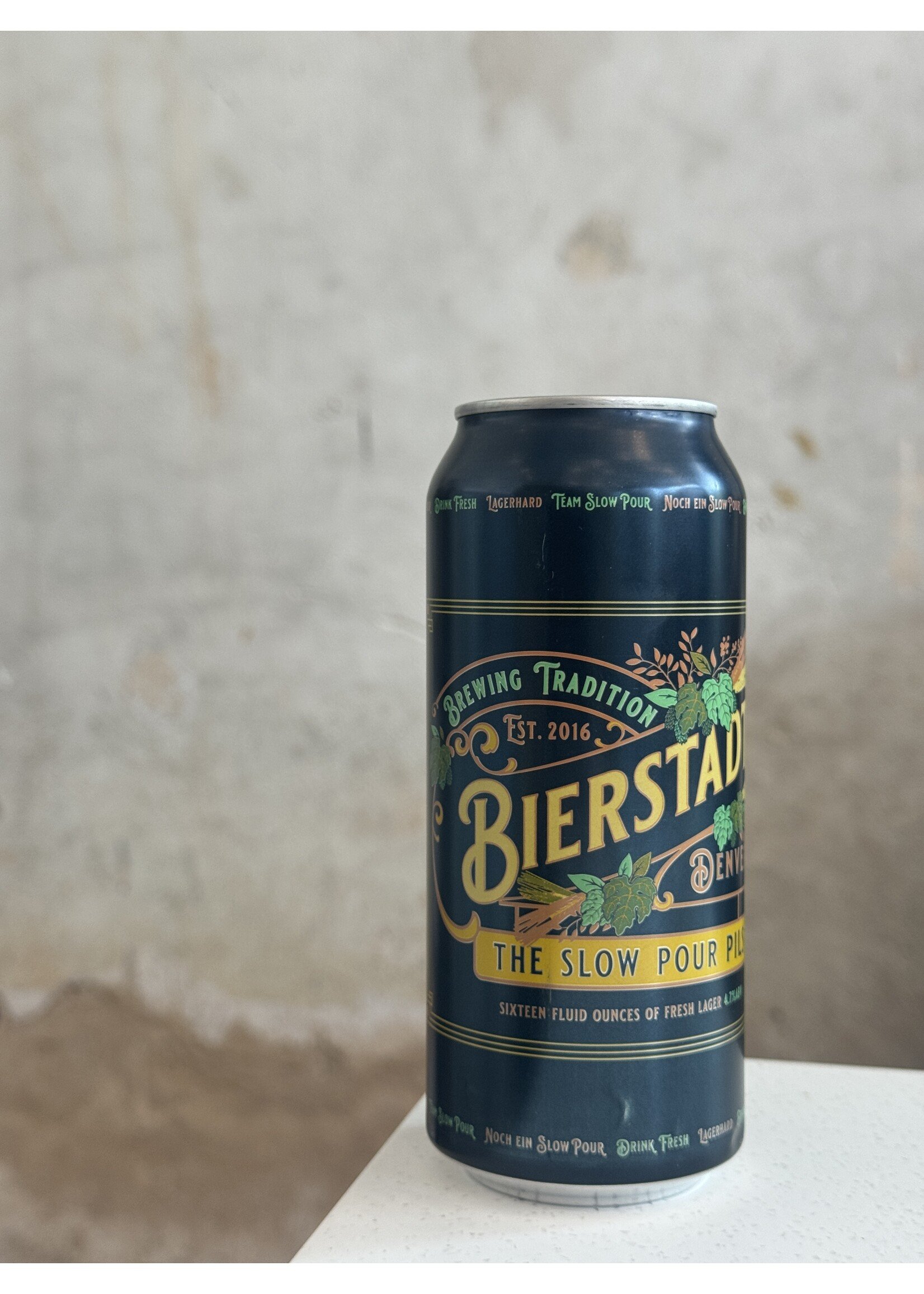 Bierstadt Lagerhaus 'Slow Pour Pils' 16oz.