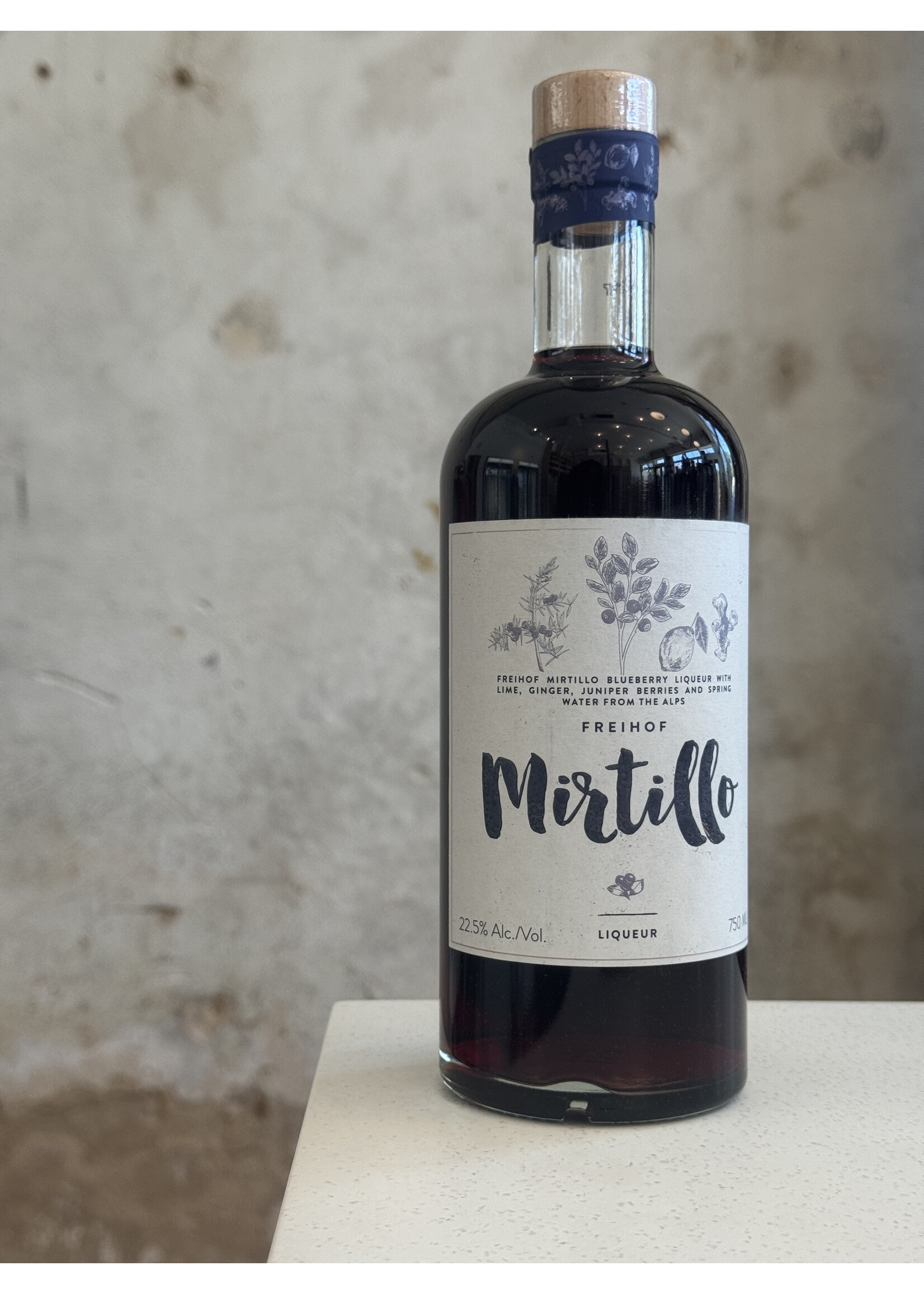 Destillerie Freihof 'Mirtillo' Blueberry Liqueur