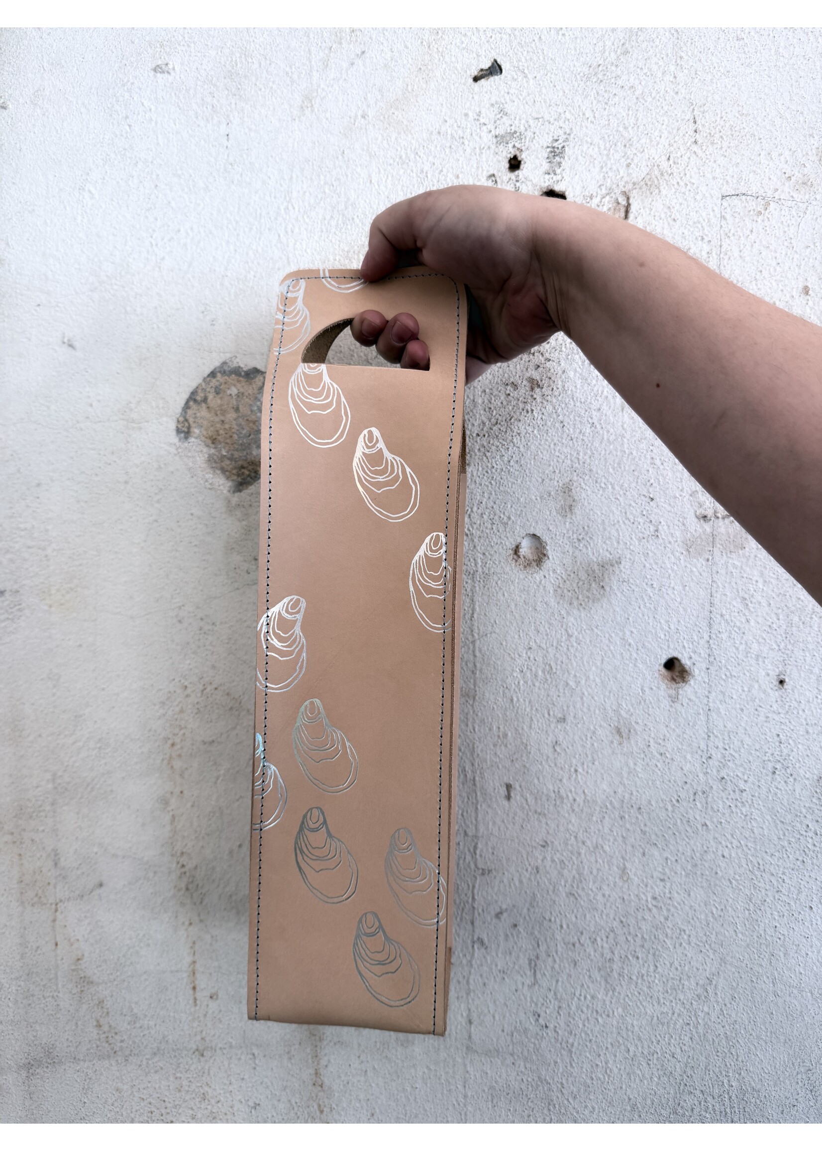 Glad & Young  Bottle Caddy - Natural / Oysters