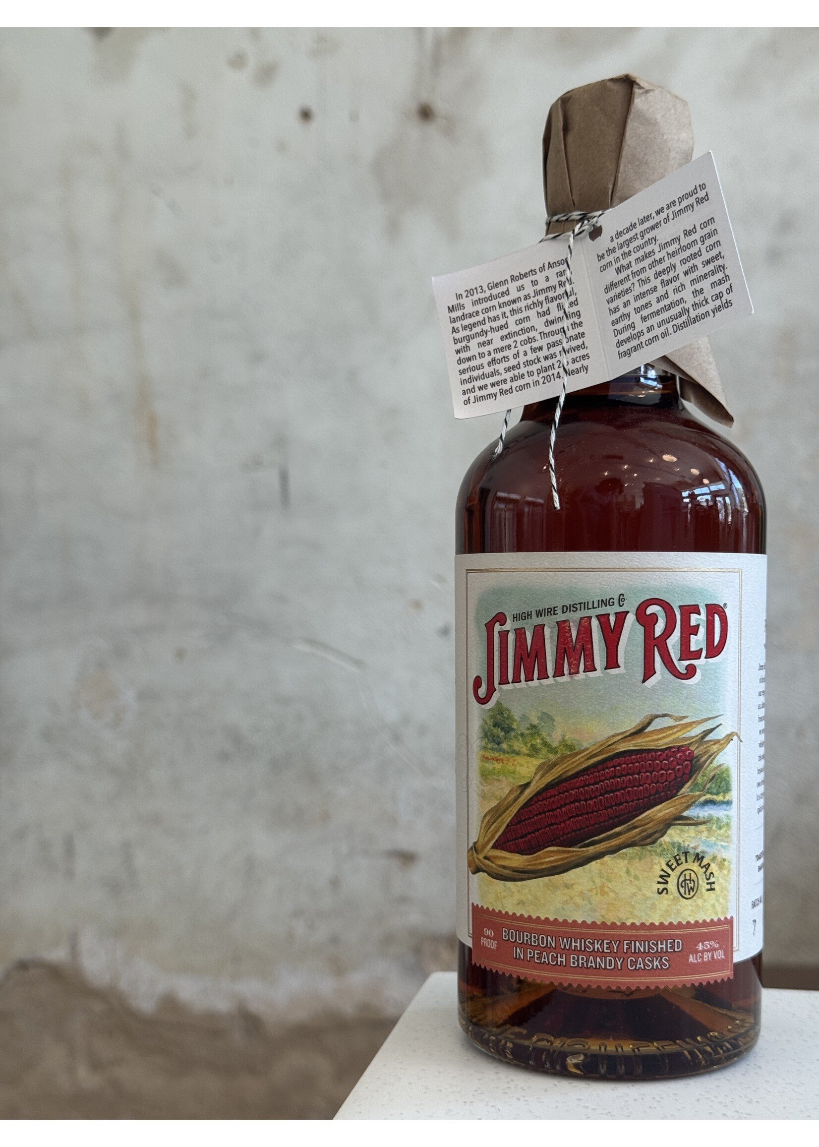 High Wire Jimmy Red Peach Brandy Finished Bourbon