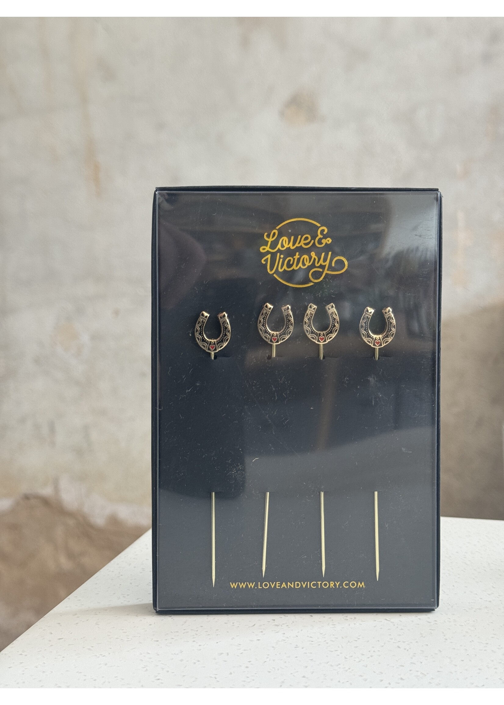 Love & Victory Horseshoe Cocktail Picks