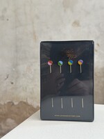 Love & Victory Bi-color Cocktail Picks