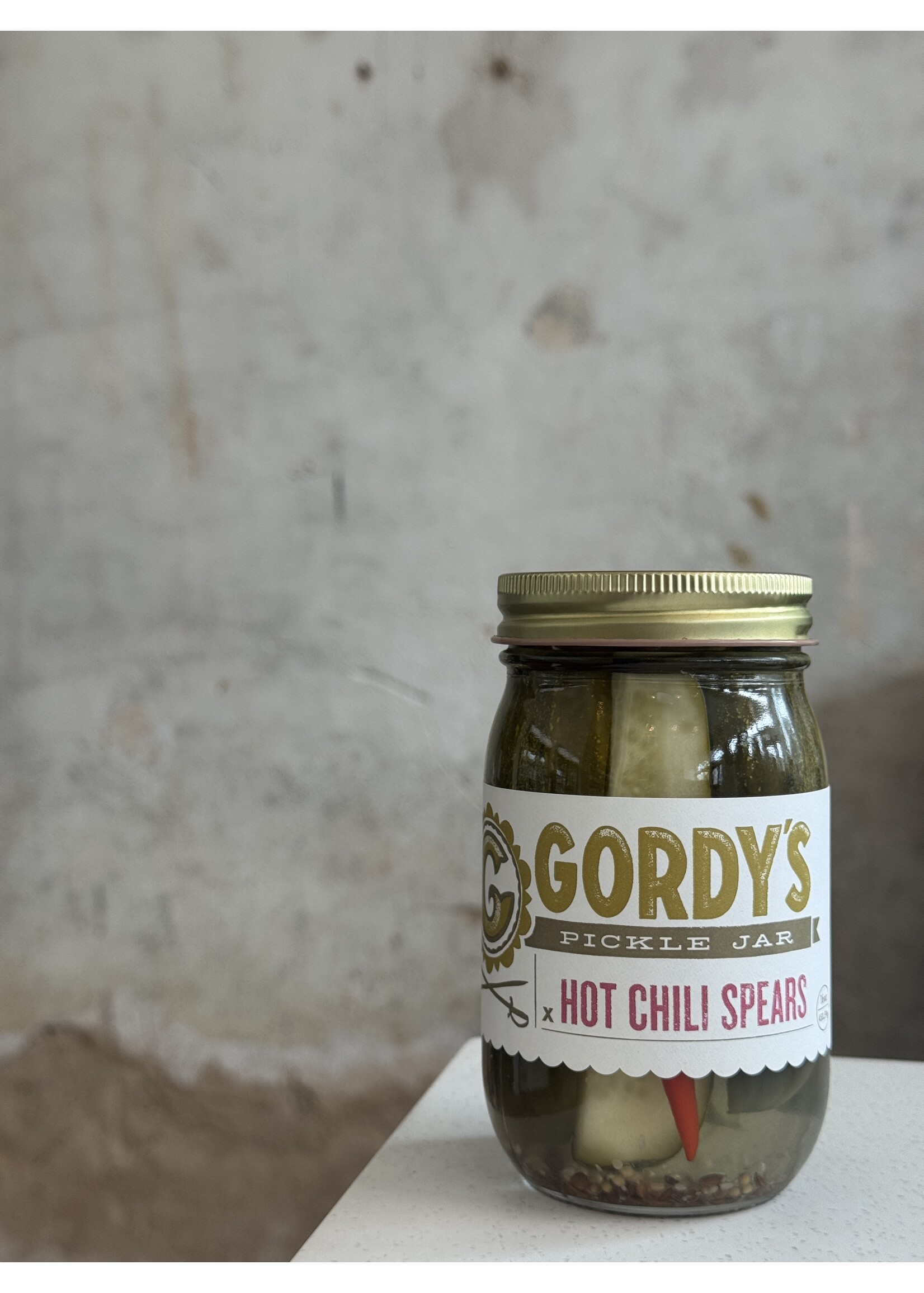 Gordy's Pickle Jar Hot Chili Spears