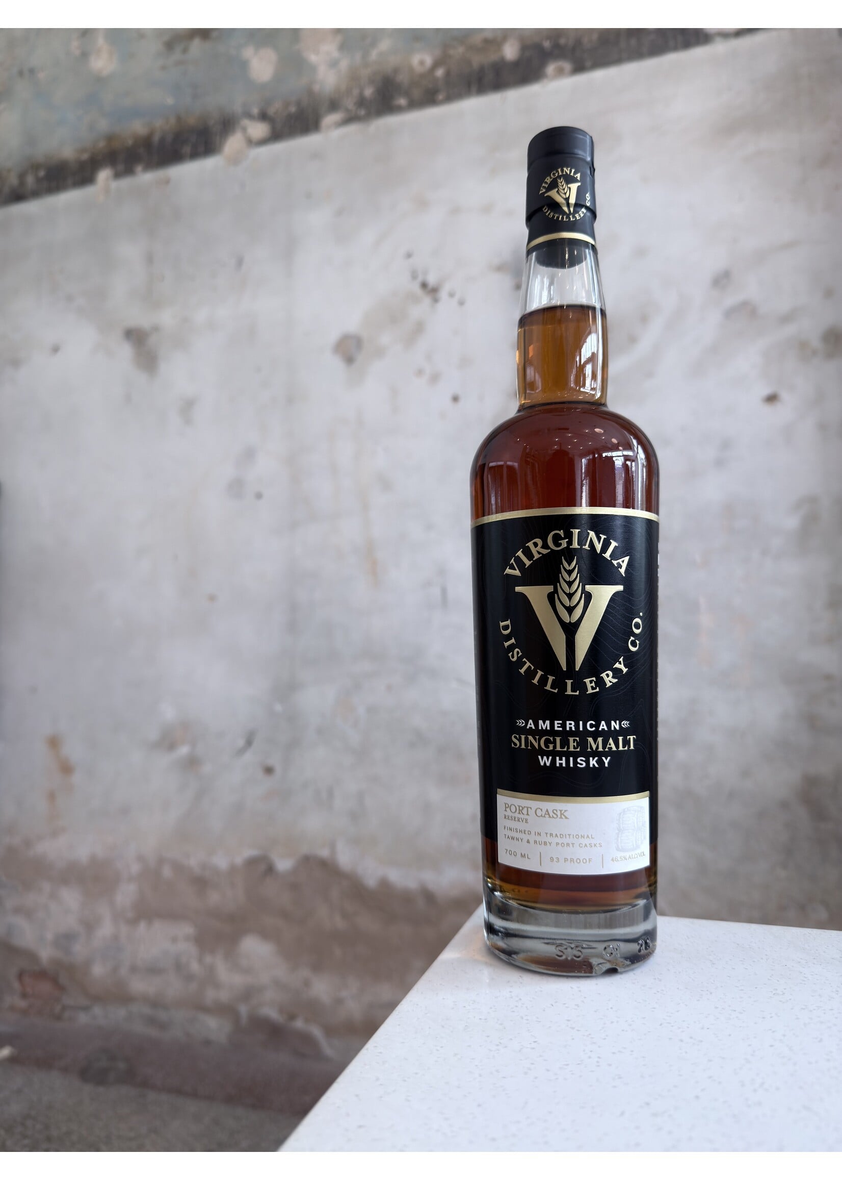 Virginia Distillery Co. Port Cask finished American Single Malt