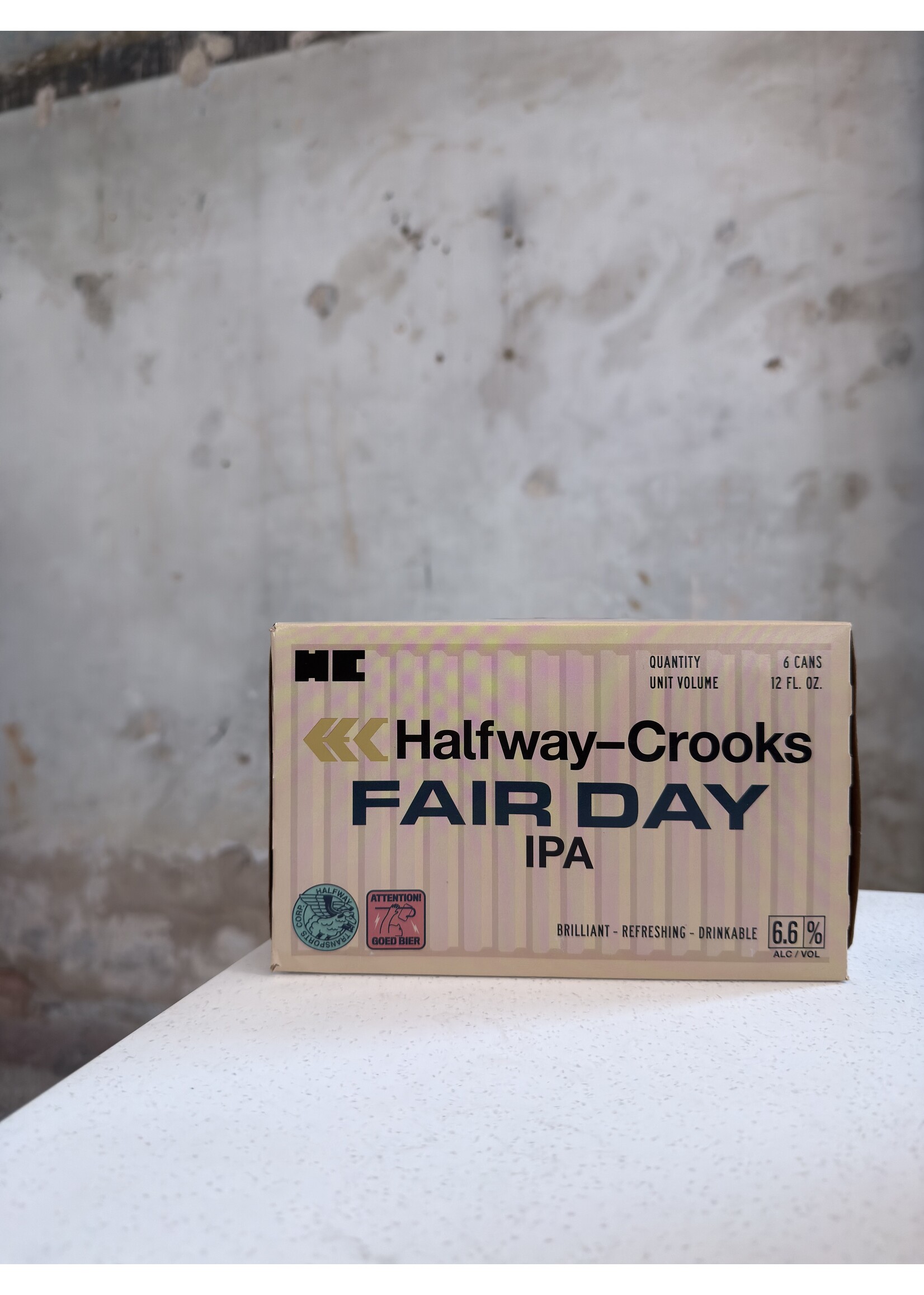 Halfway Crooks 'Fair Day' IPA 12oz 6 PACK
